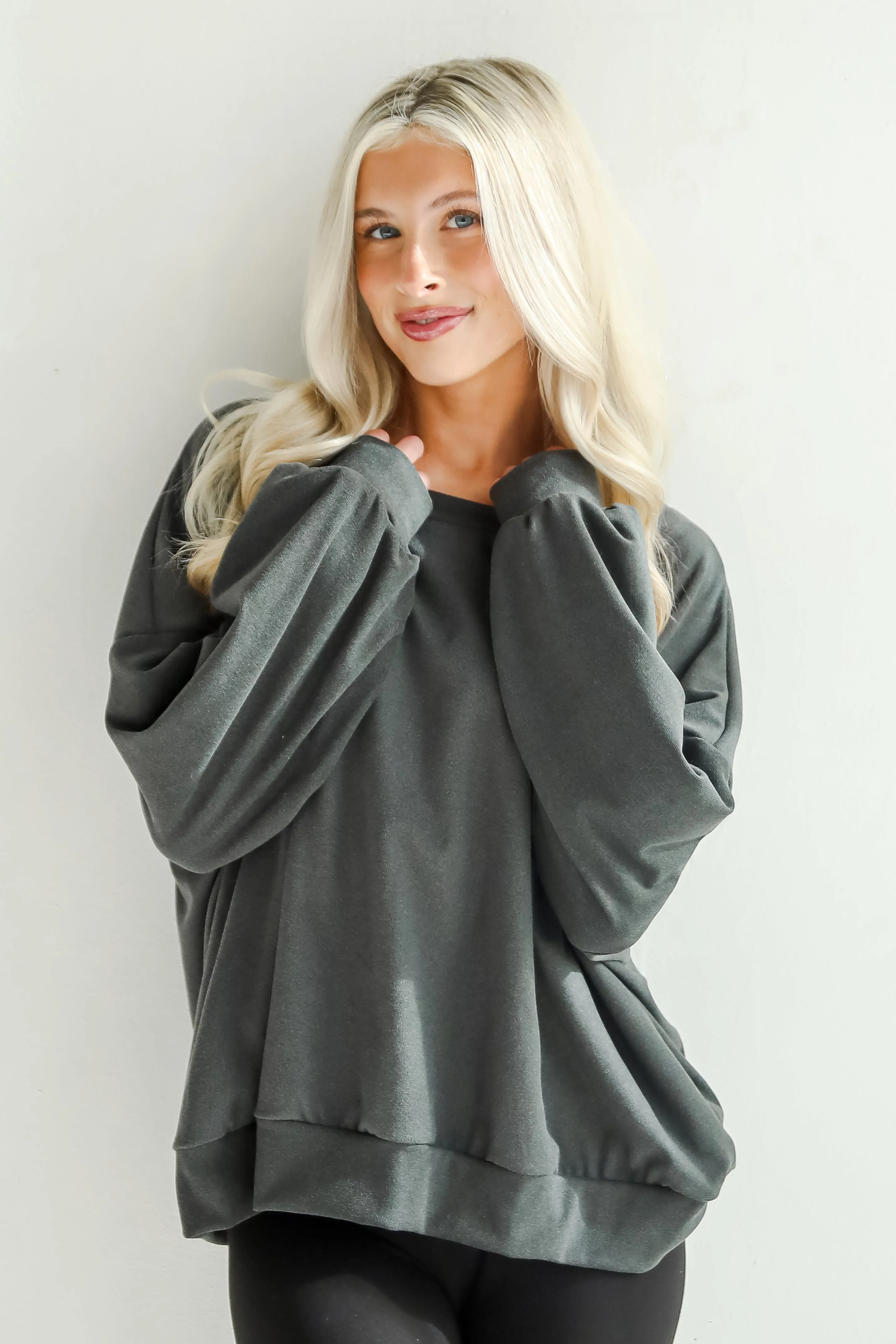 FINAL SALE - Leisure Essential Oversized Pullover