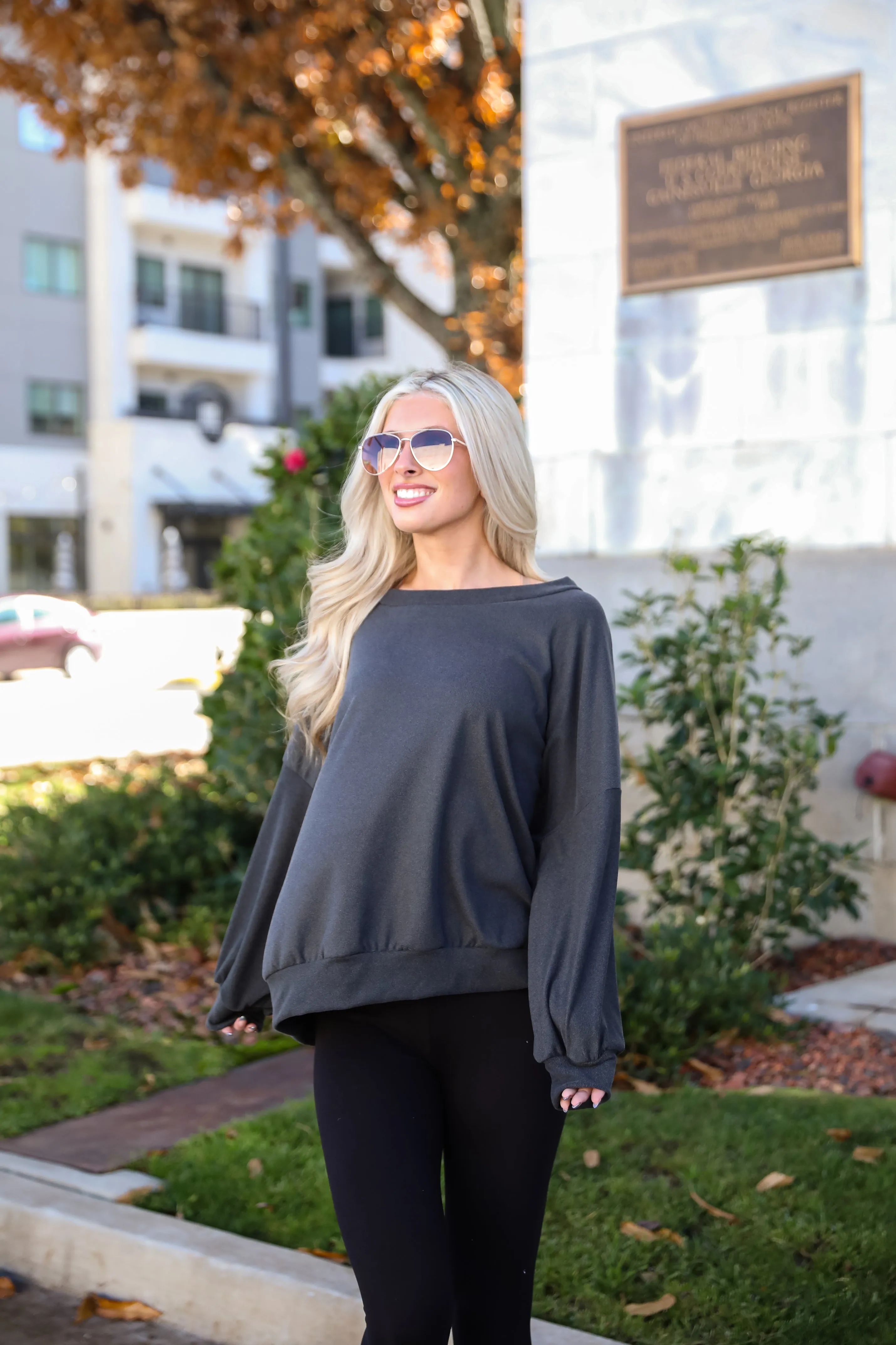 FINAL SALE - Leisure Essential Oversized Pullover