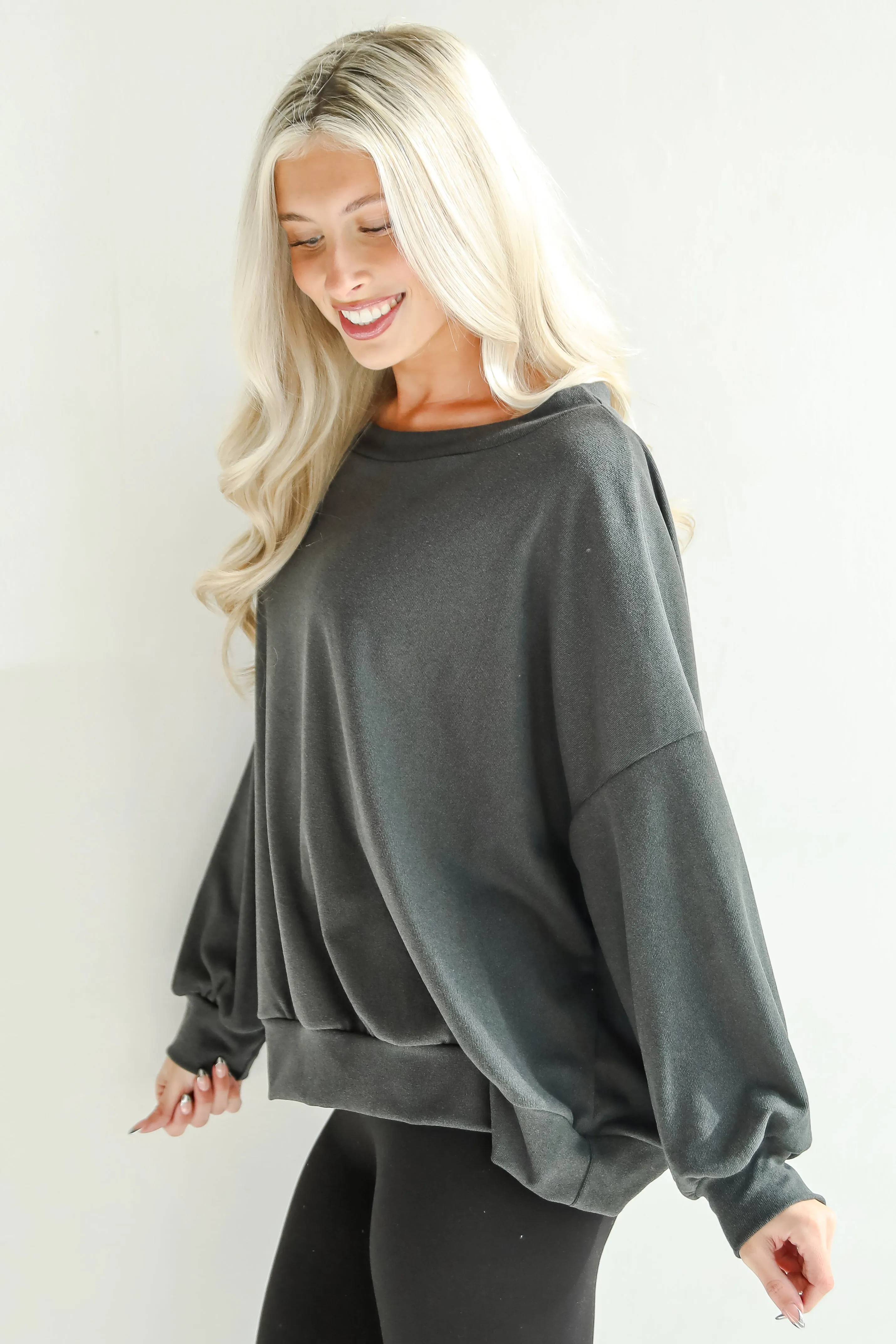 FINAL SALE - Leisure Essential Oversized Pullover