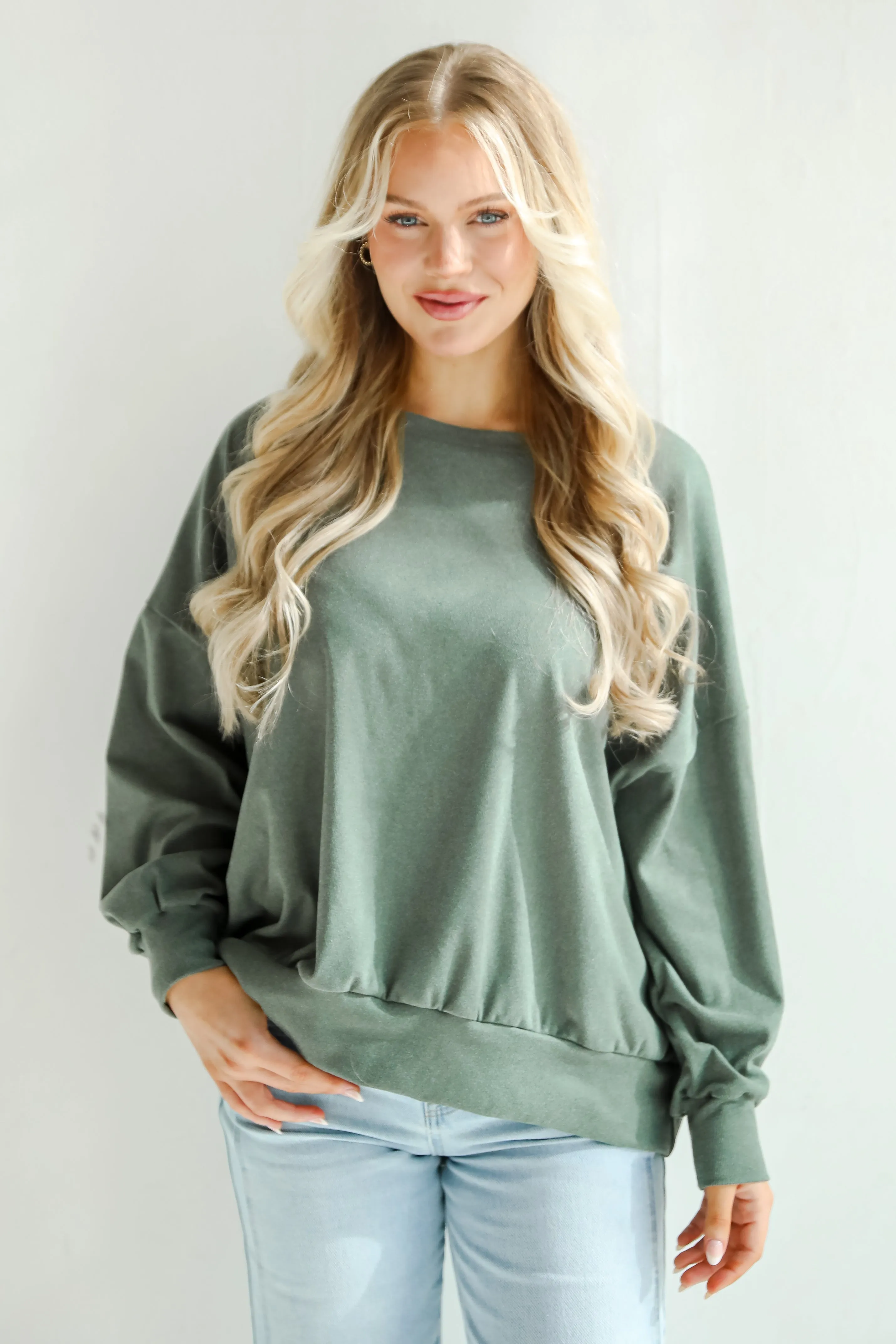 FINAL SALE - Leisure Essential Oversized Pullover