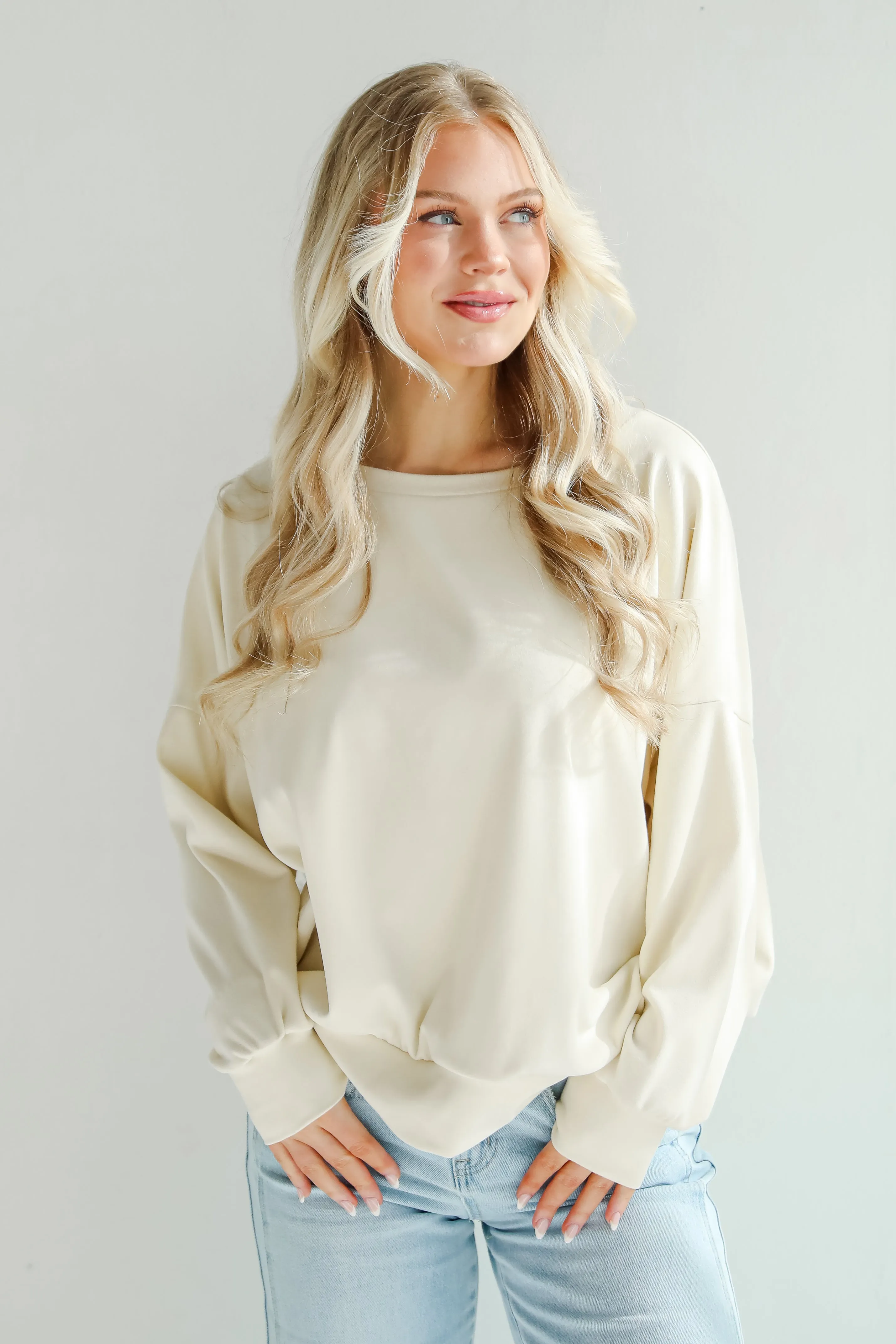 FINAL SALE - Leisure Essential Oversized Pullover