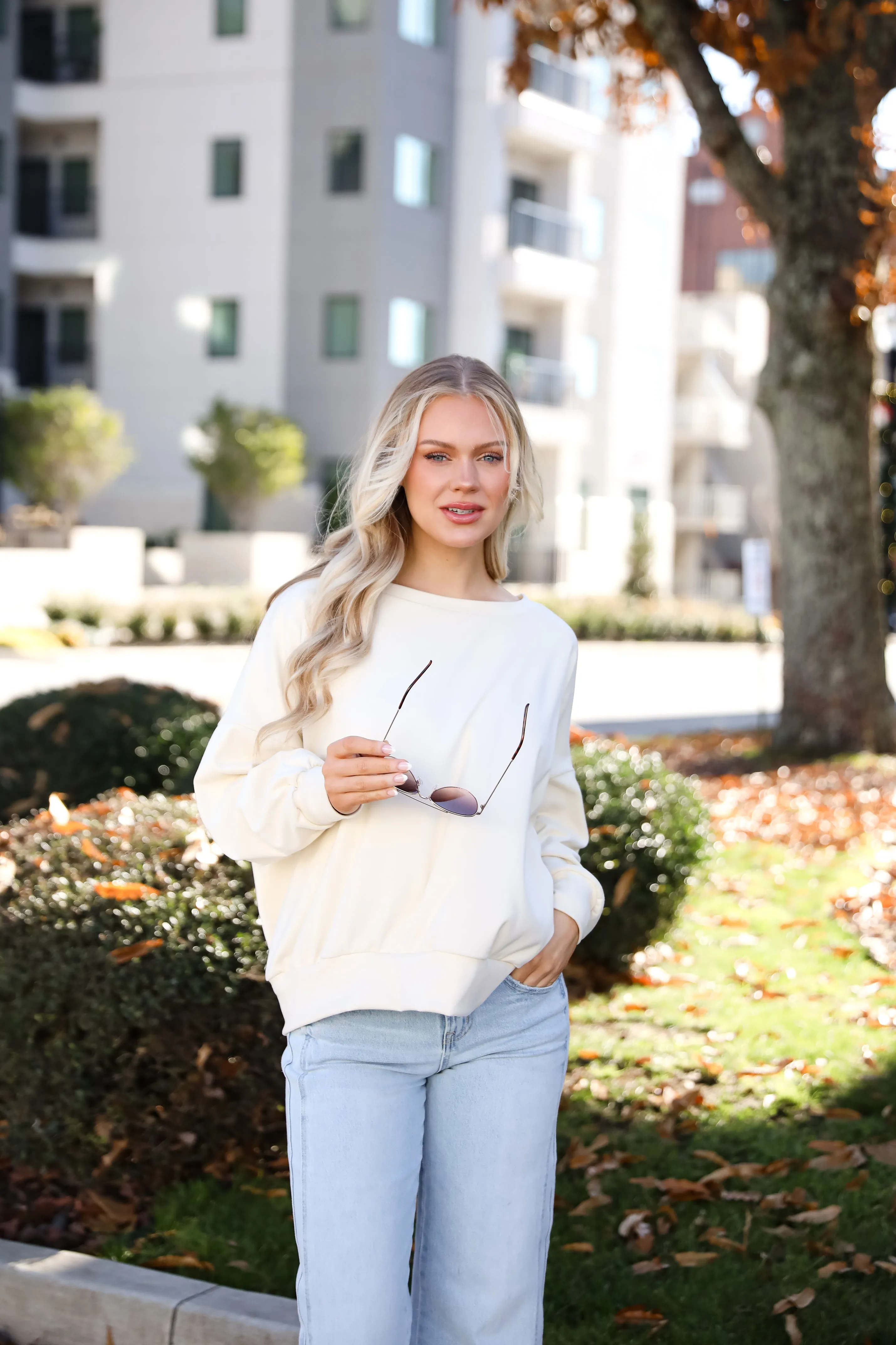 FINAL SALE - Leisure Essential Oversized Pullover