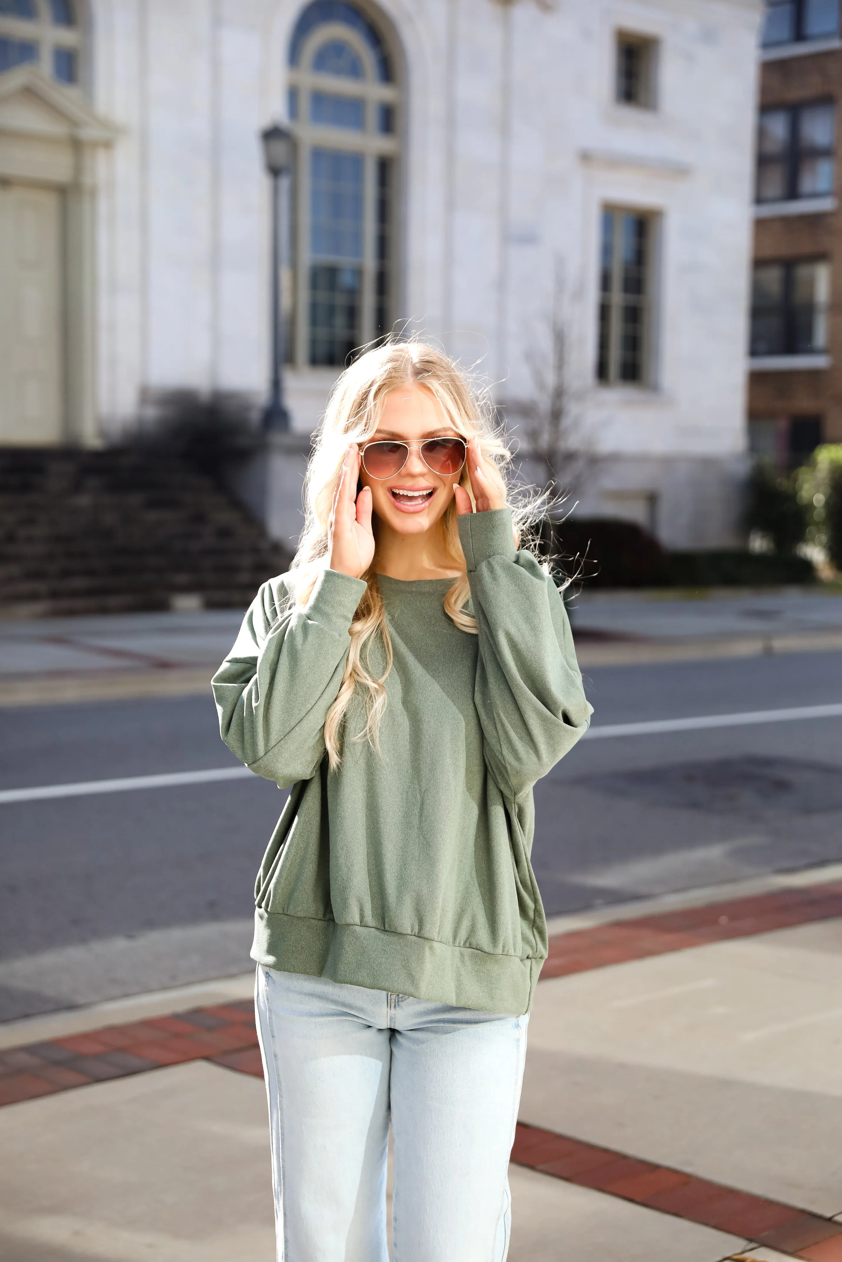 FINAL SALE - Leisure Essential Oversized Pullover