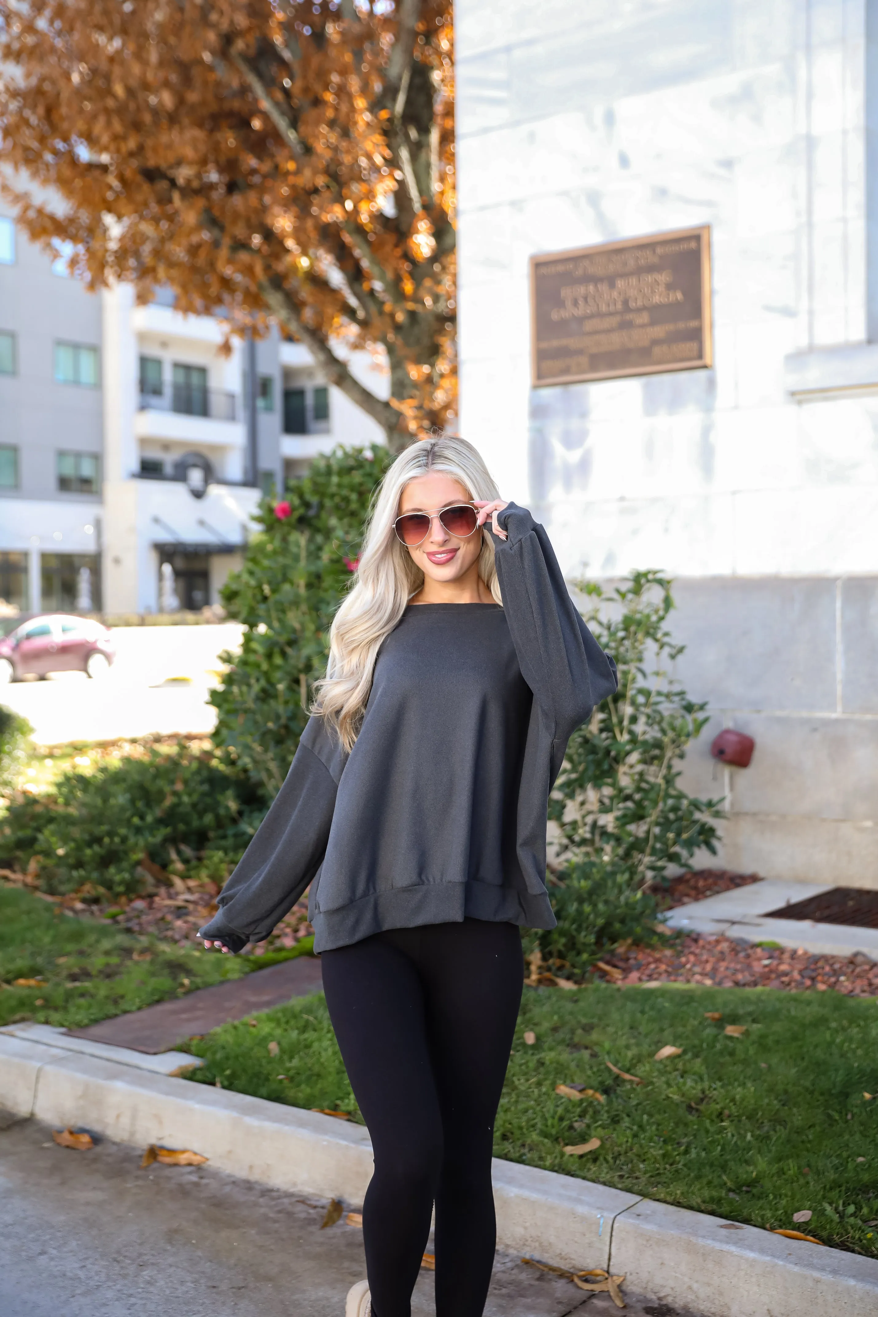 FINAL SALE - Leisure Essential Oversized Pullover