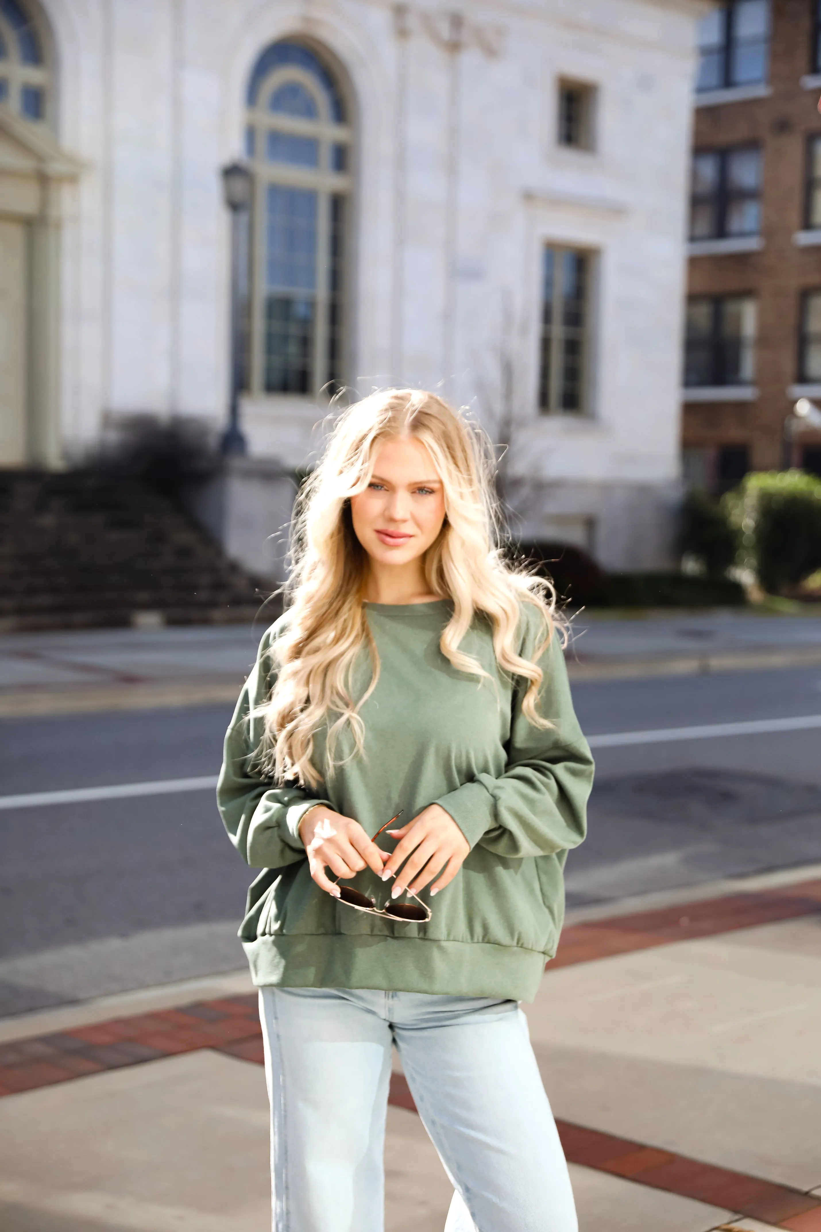 FINAL SALE - Leisure Essential Oversized Pullover