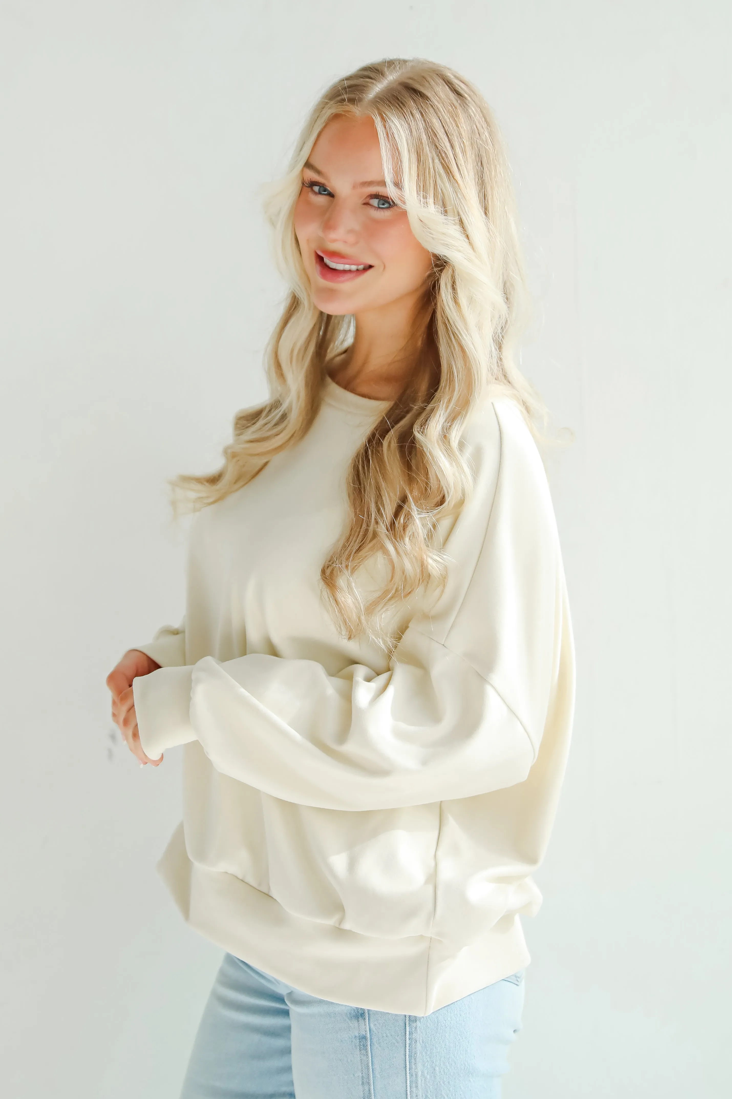 FINAL SALE - Leisure Essential Oversized Pullover