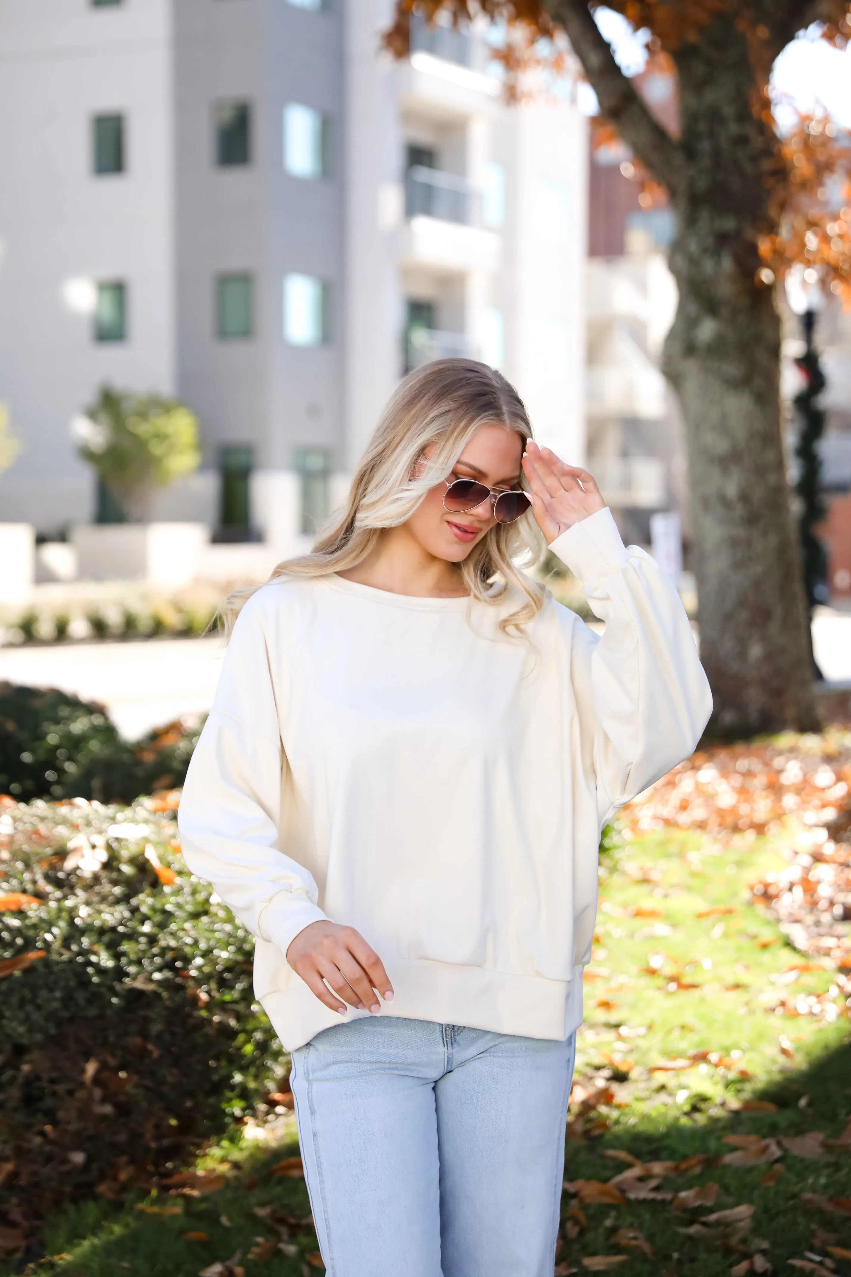 FINAL SALE - Leisure Essential Oversized Pullover