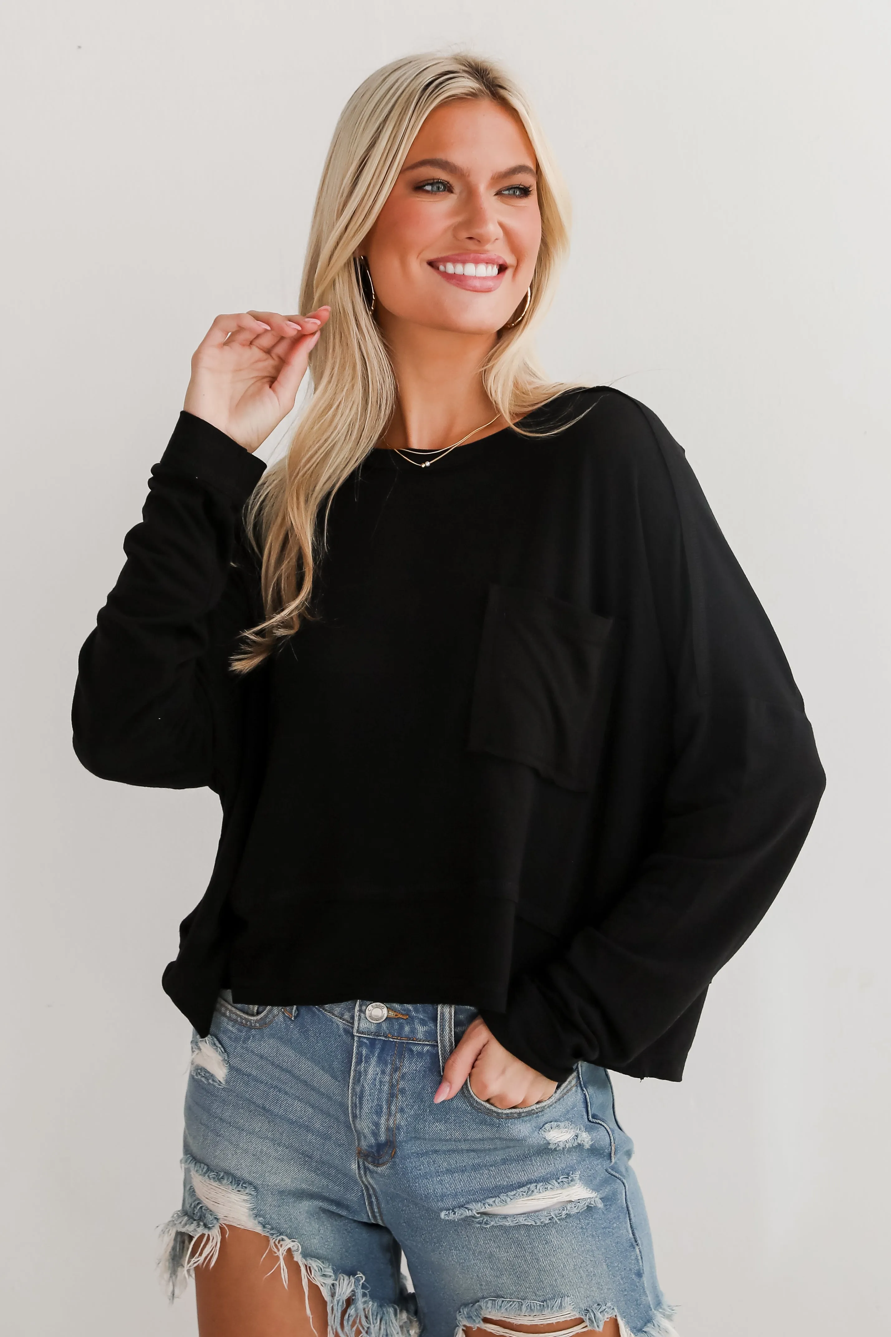 FINAL SALE - Macy Pocket Top - DU DEAL