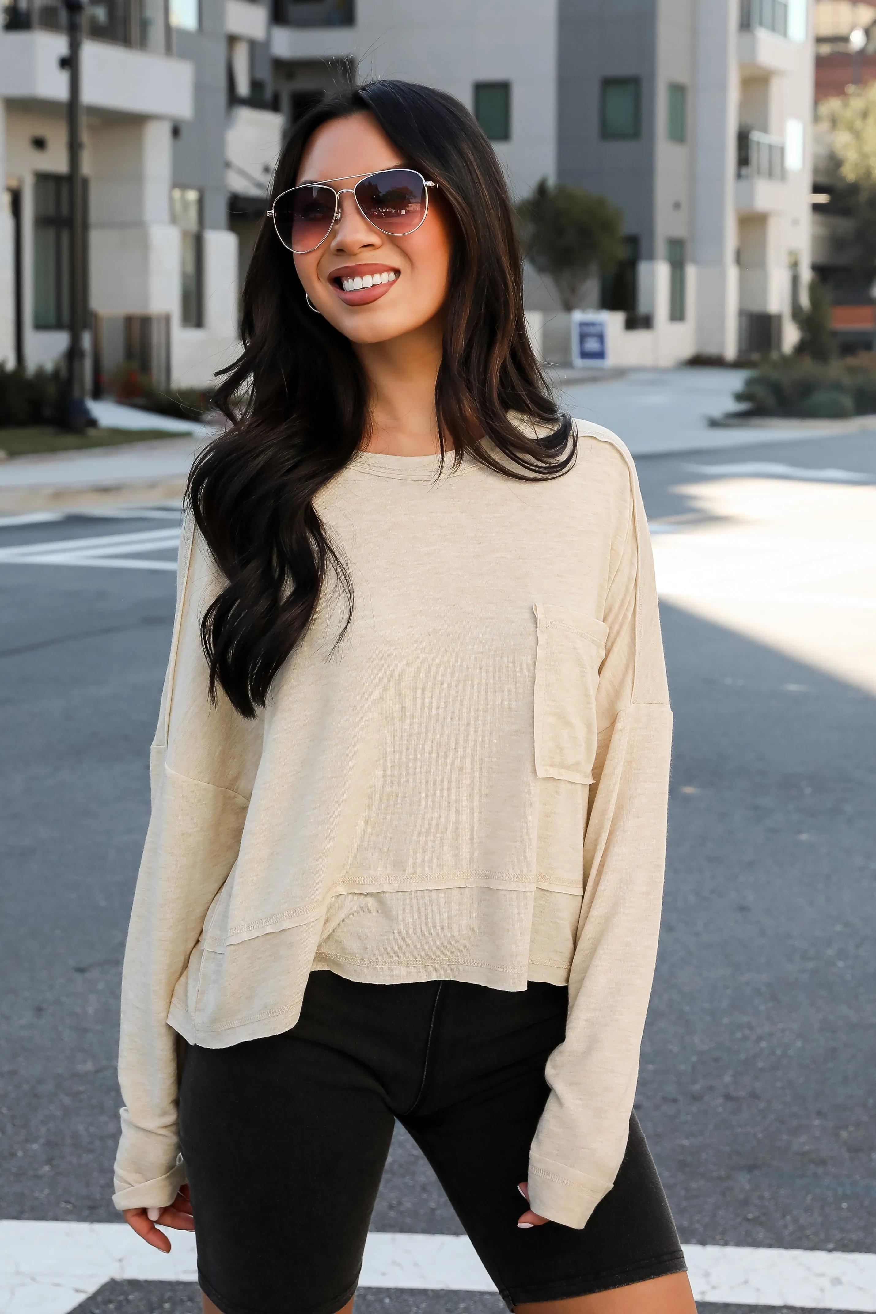 FINAL SALE - Macy Pocket Top - DU DEAL