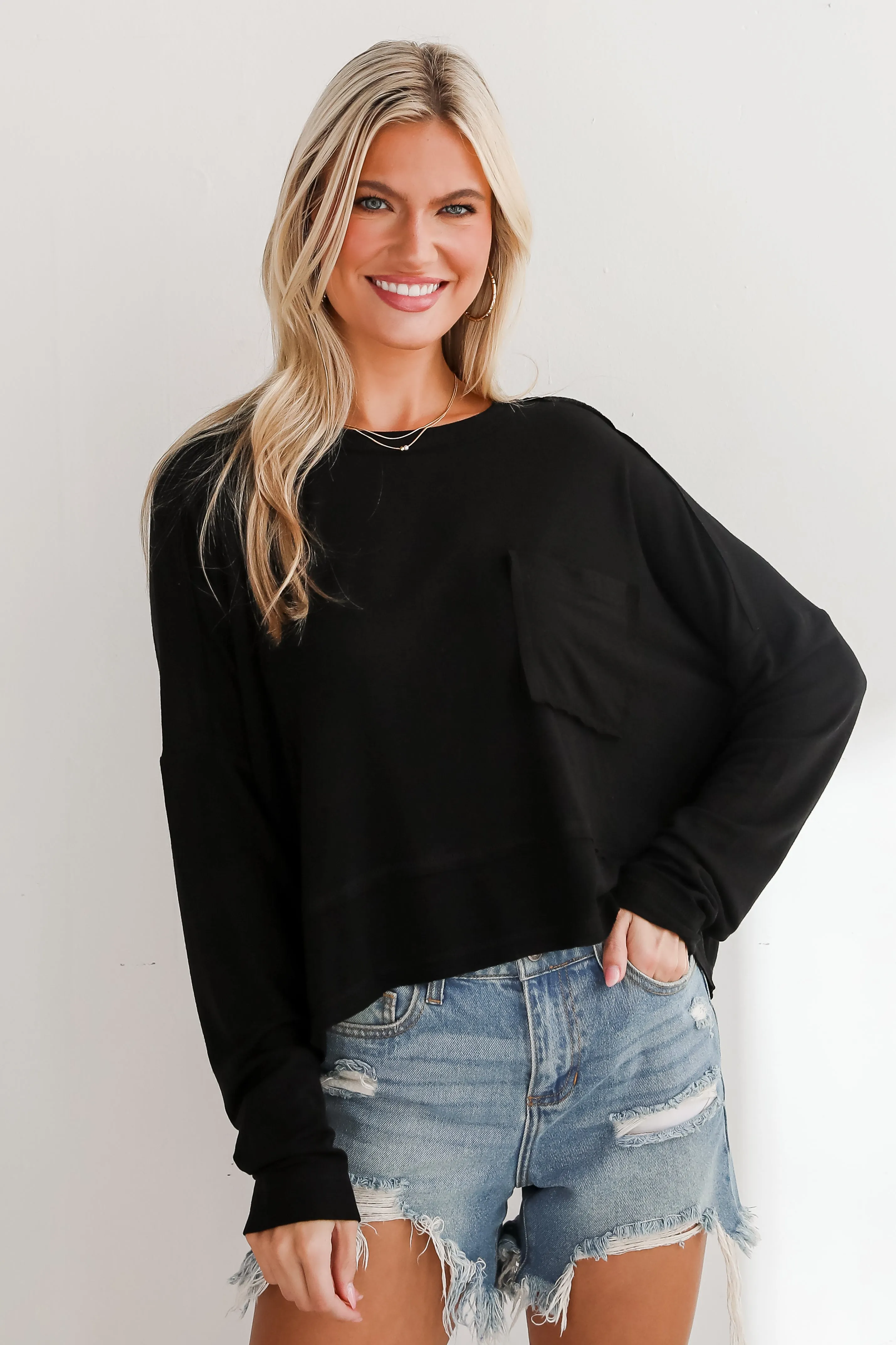 FINAL SALE - Macy Pocket Top - DU DEAL