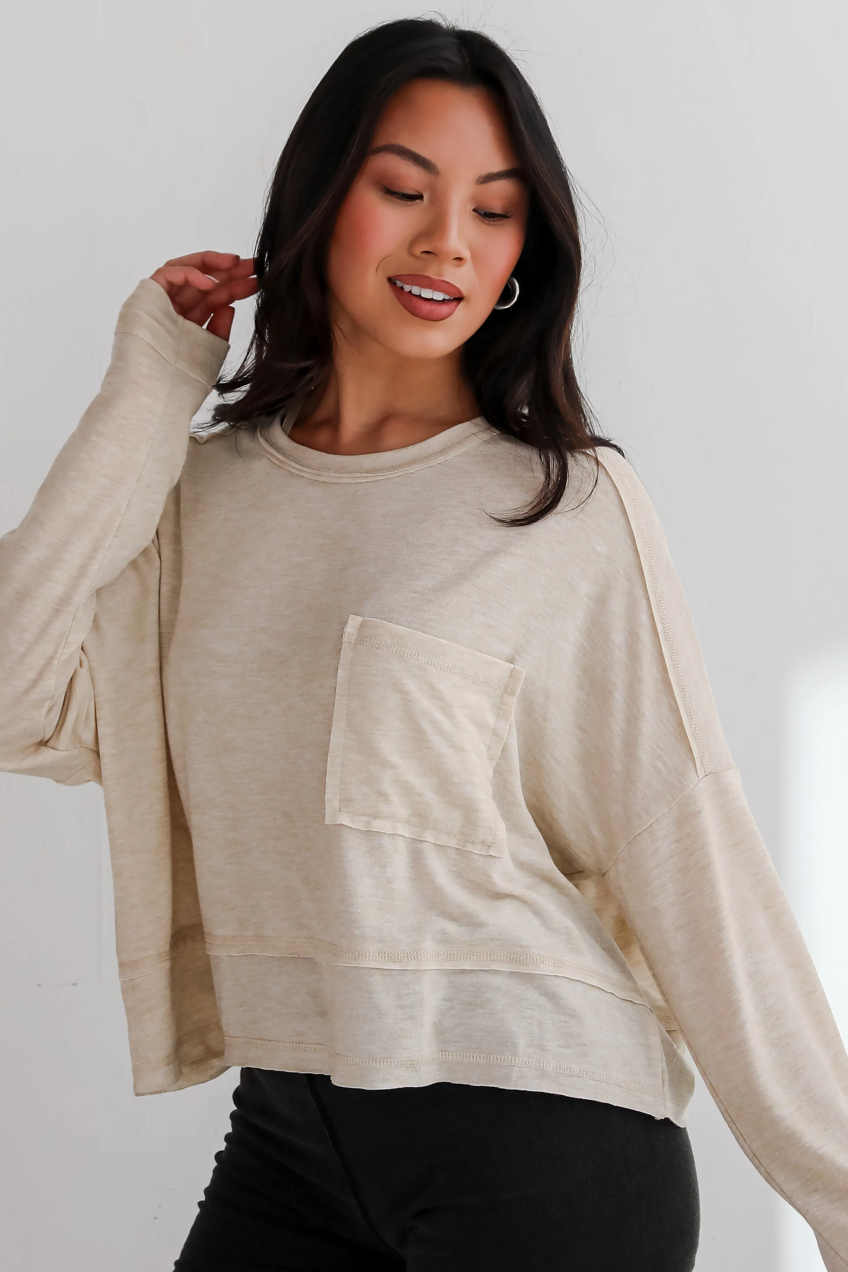 FINAL SALE - Macy Pocket Top - DU DEAL