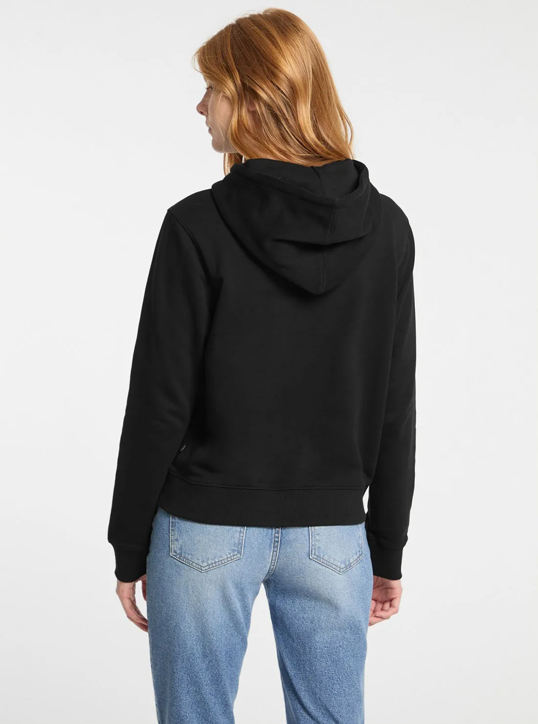 Guess Jeans Black Hoodie Jumper