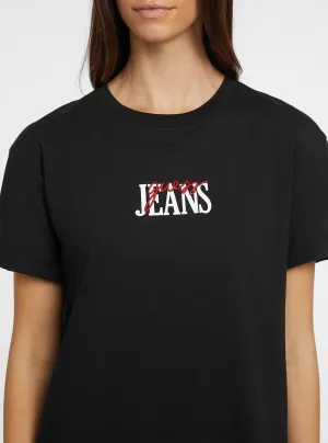 Guess Jeans Black Short Sleeve T-Shirt