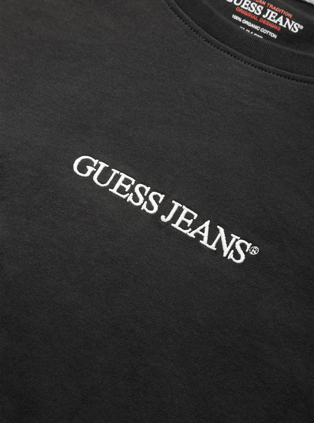 Guess Jeans Black Slim Logo T-Shirt