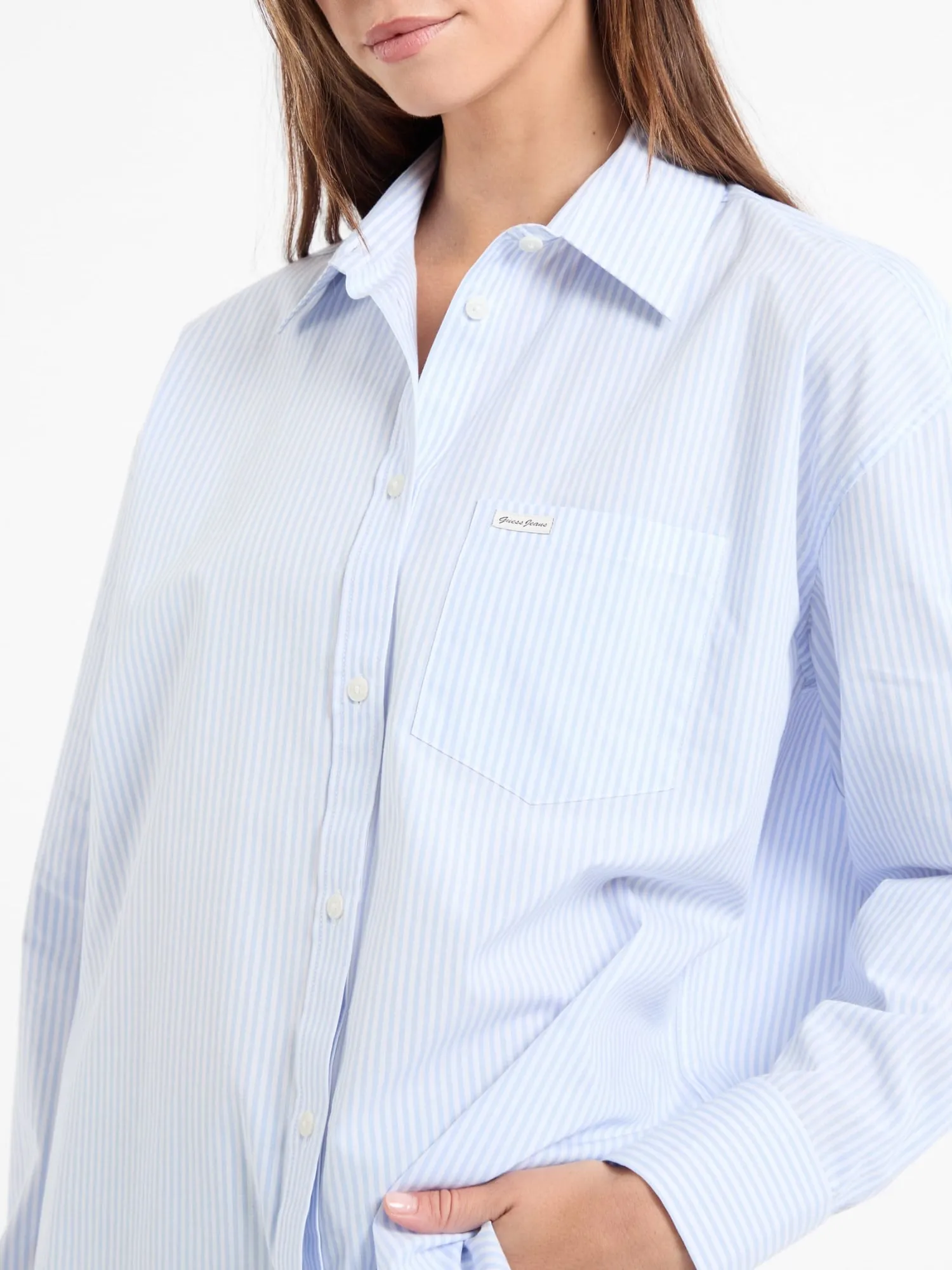 Guess Jeans Blue Oversized Shirt