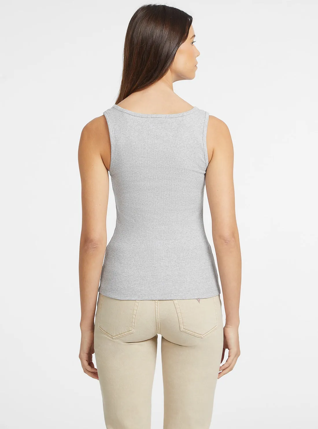 Guess Jeans Grey Slim Tank Top