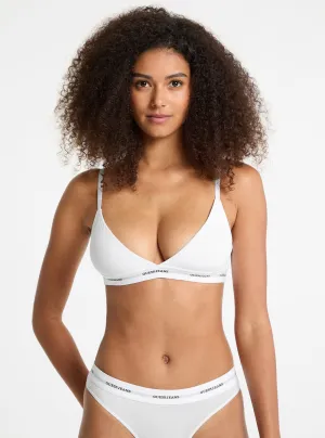 Guess Jeans White Triangle Bralette