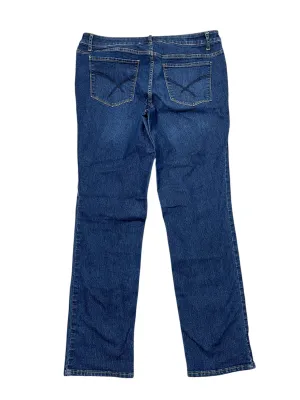 Jeans Boot Cut By Christopher And Banks In Blue Denim, Size:10