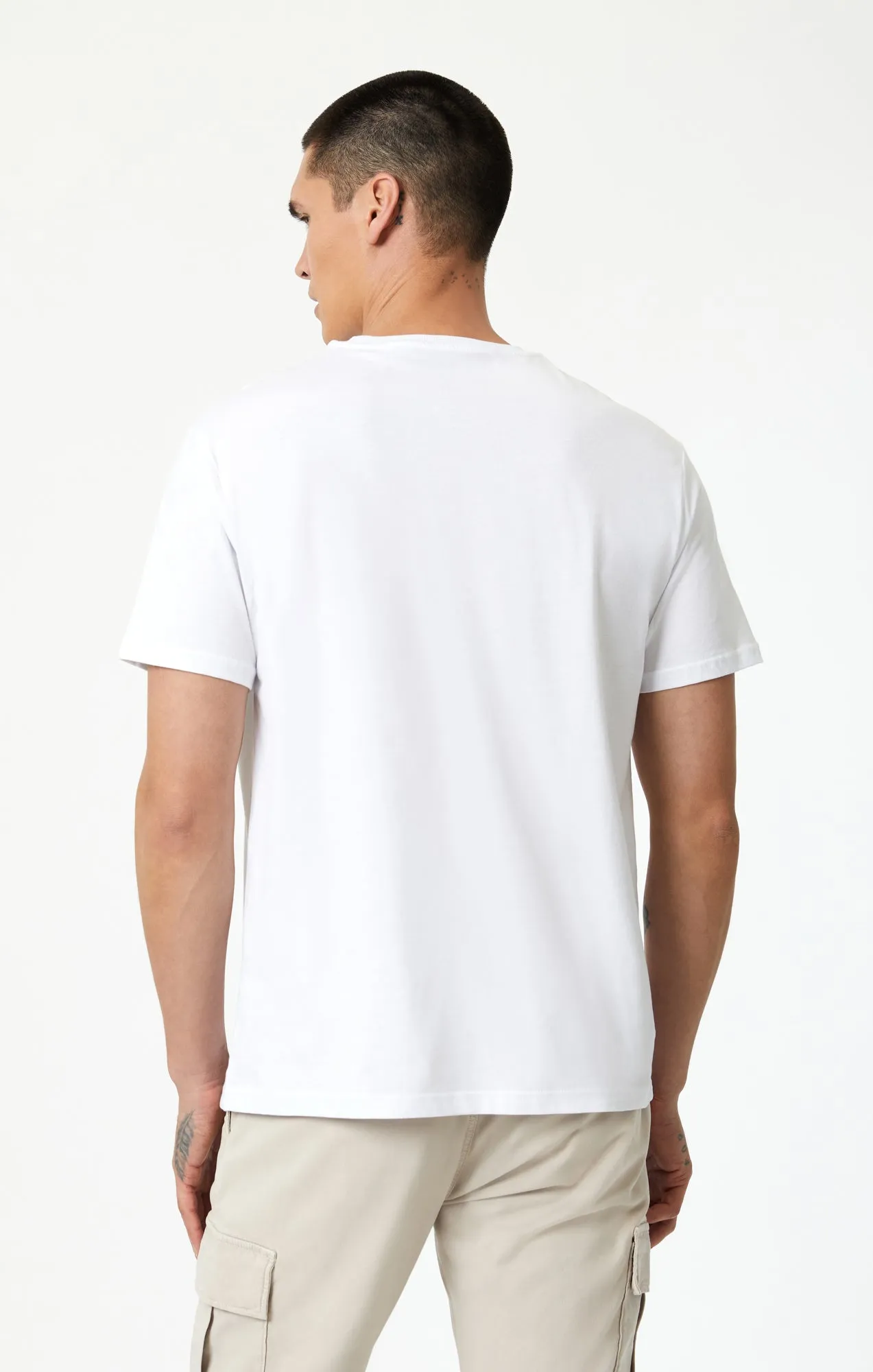 MAVI LOGO T-SHIRT IN WHITE