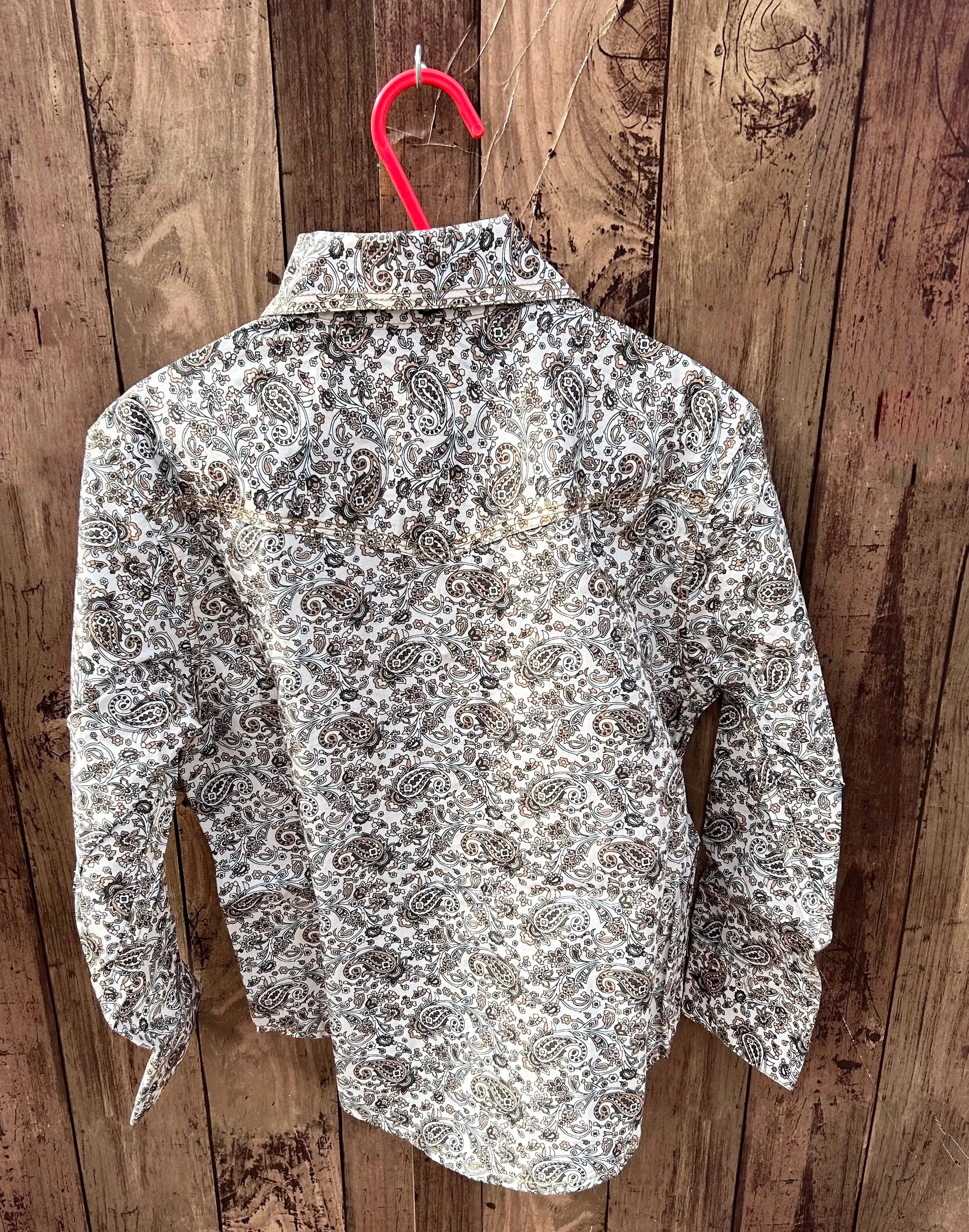 MontanaCo Traditional Paisley Print Kids Shirt B-1106