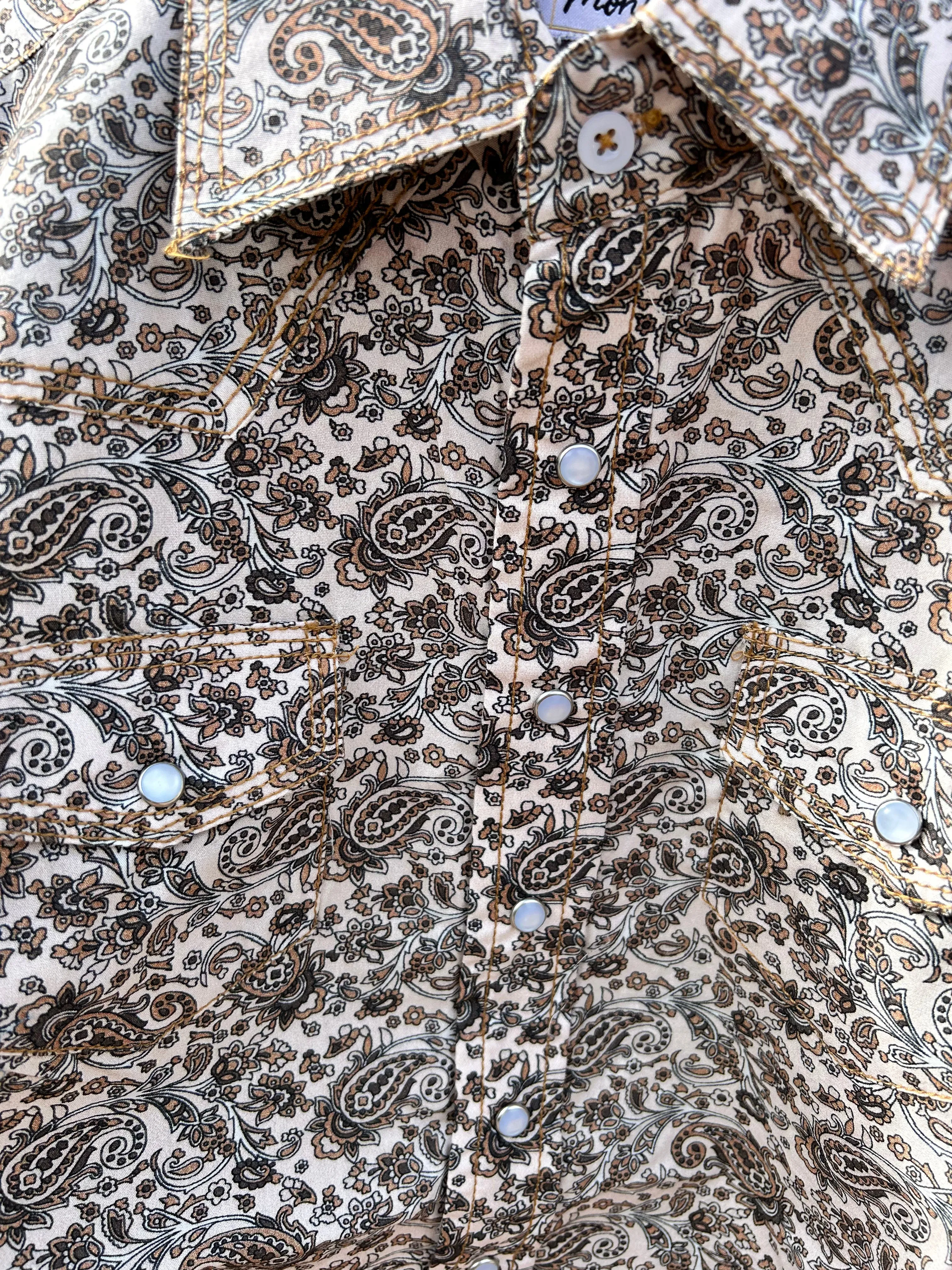MontanaCo Traditional Paisley Print Kids Shirt B-1106
