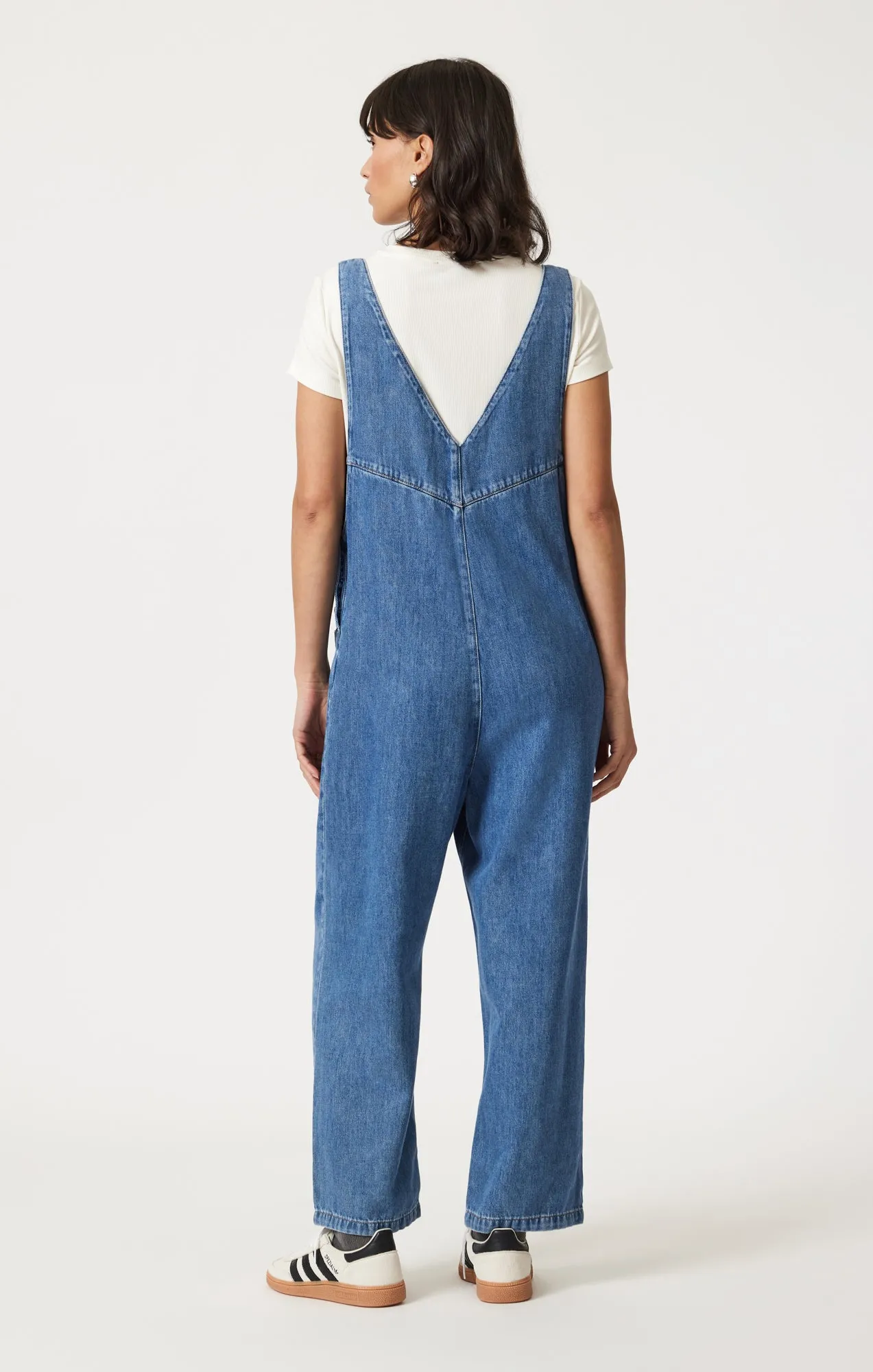 MYRA ROMPER IN MID BLUE WELL BLUE