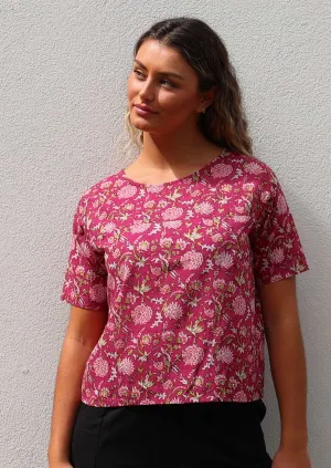 Neesha Top Cranberry
