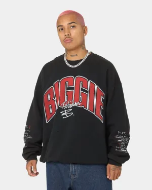 Notorious B.I.G Biggie Tracklist Crewneck Black