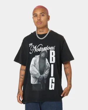 Notorious B.I.G Notorious Stance Vintage T-Shirt Black Wash