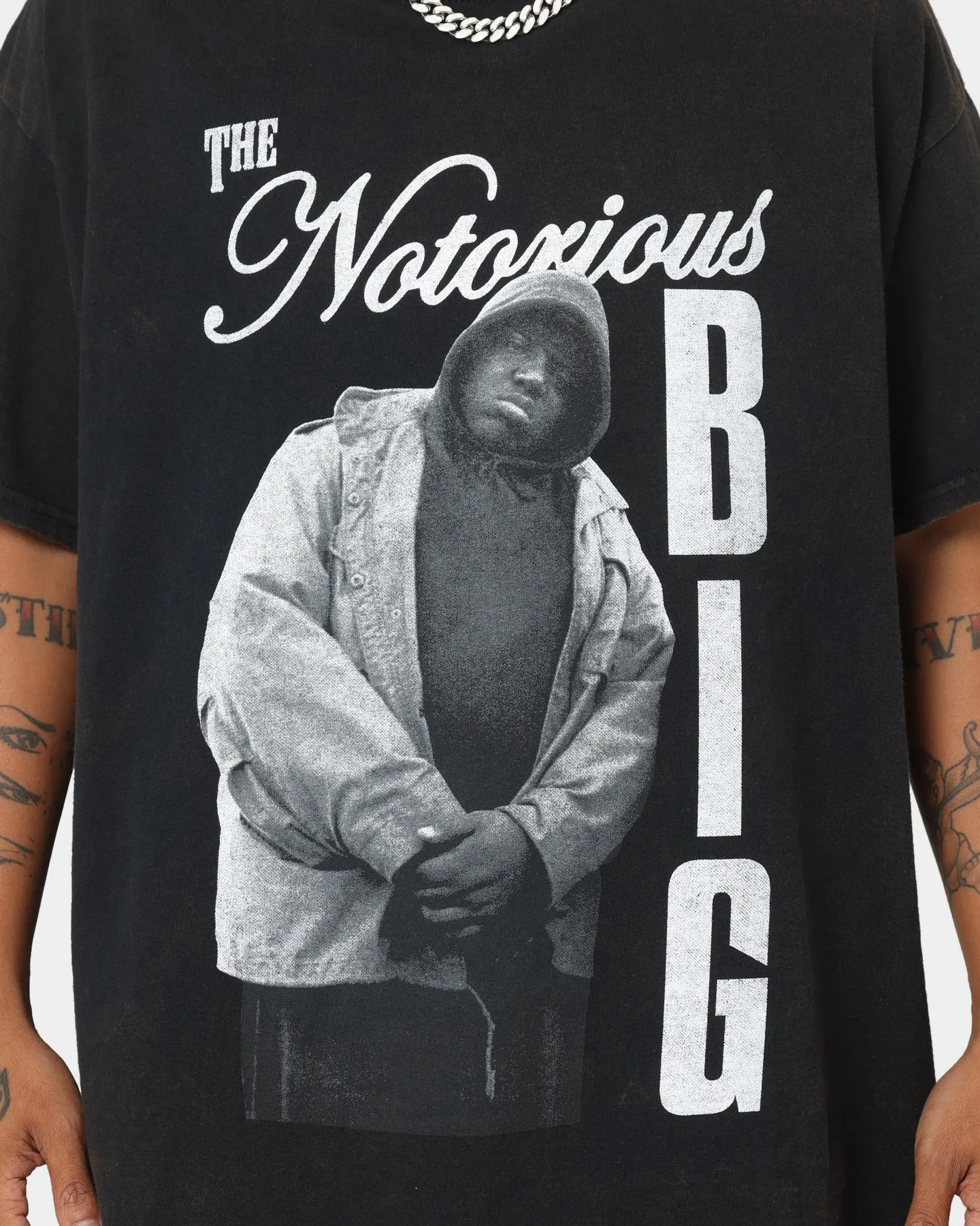 Notorious B.I.G Notorious Stance Vintage T-Shirt Black Wash