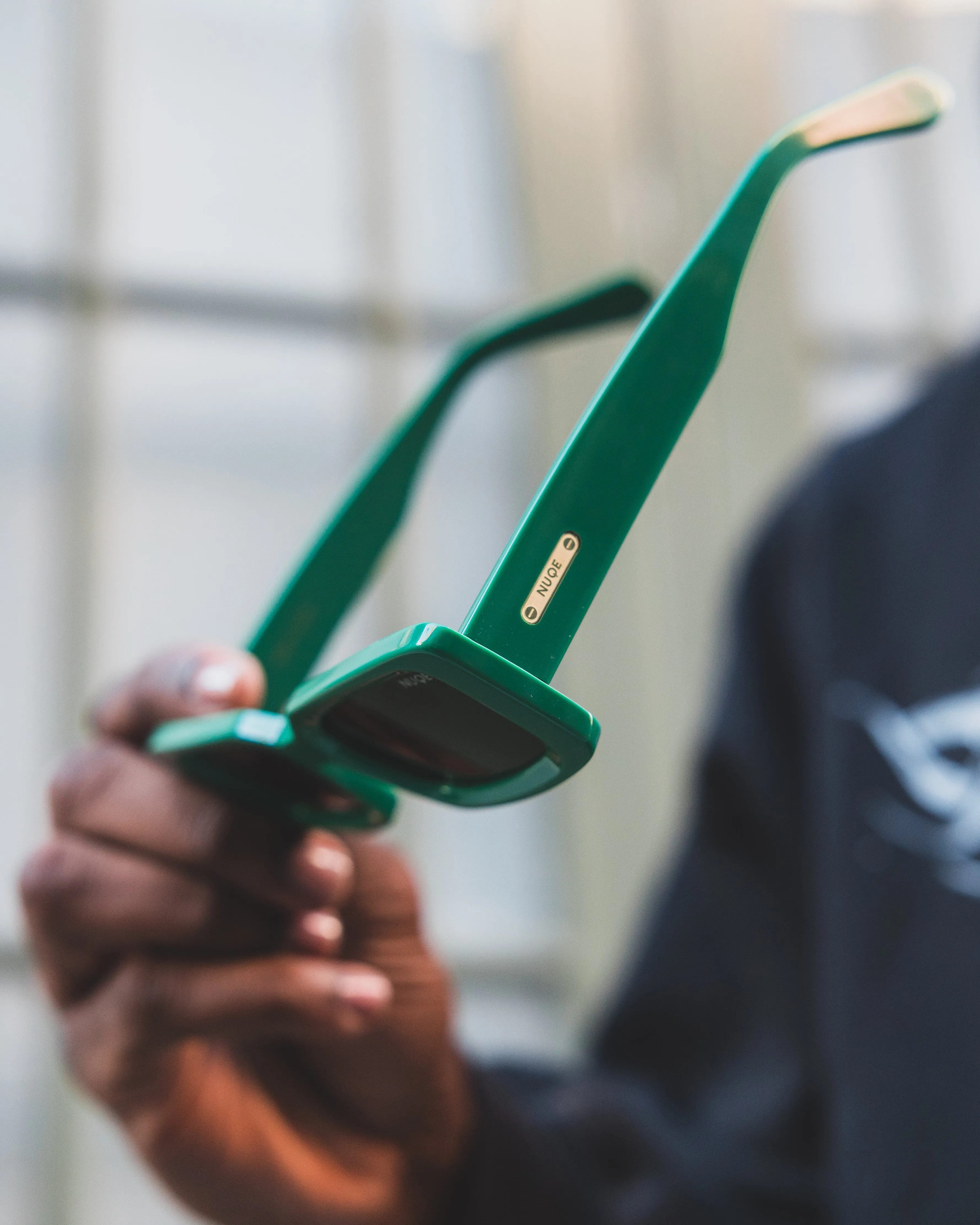 NUQE Fragment Sunglasses Green