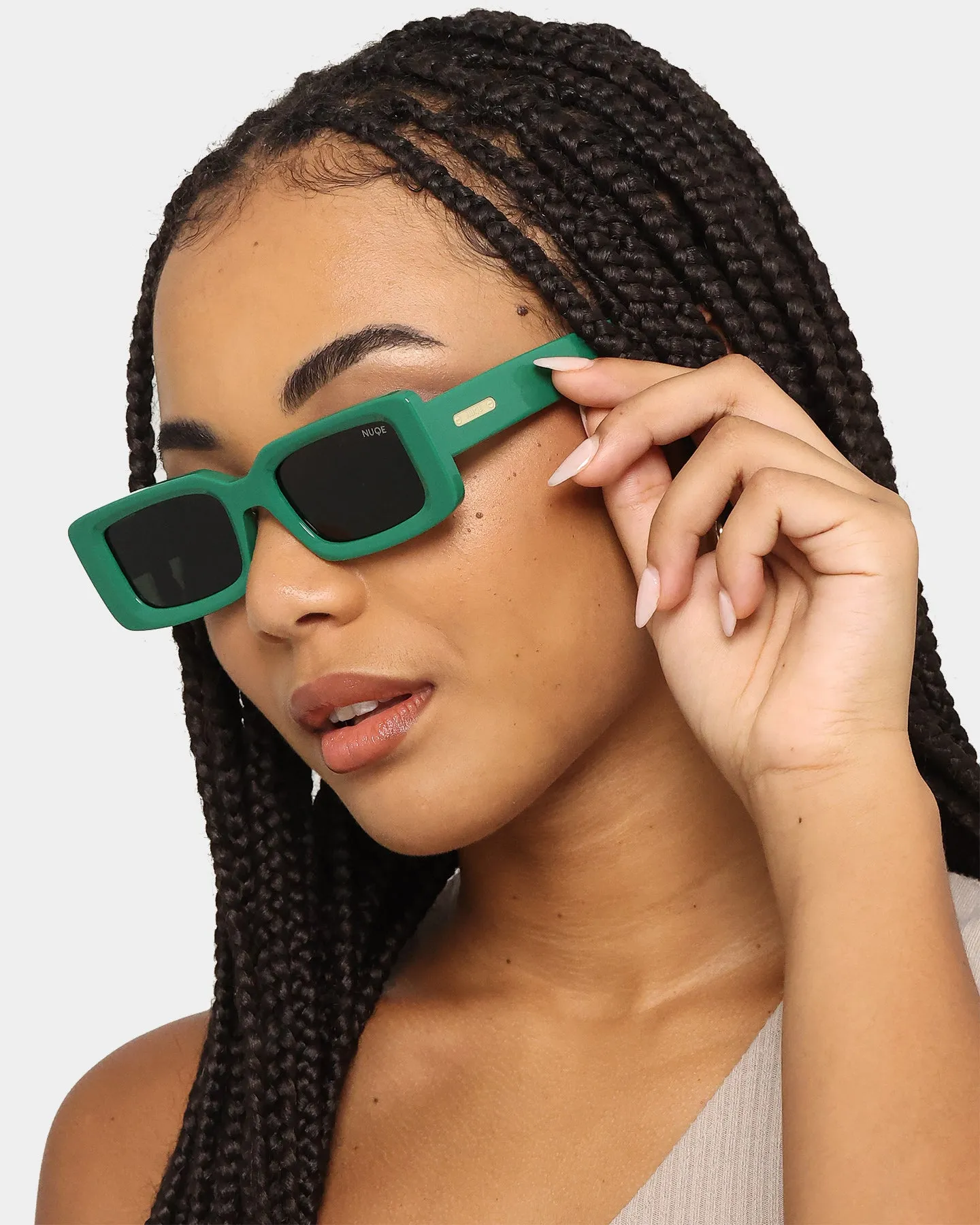 NUQE Fragment Sunglasses Green