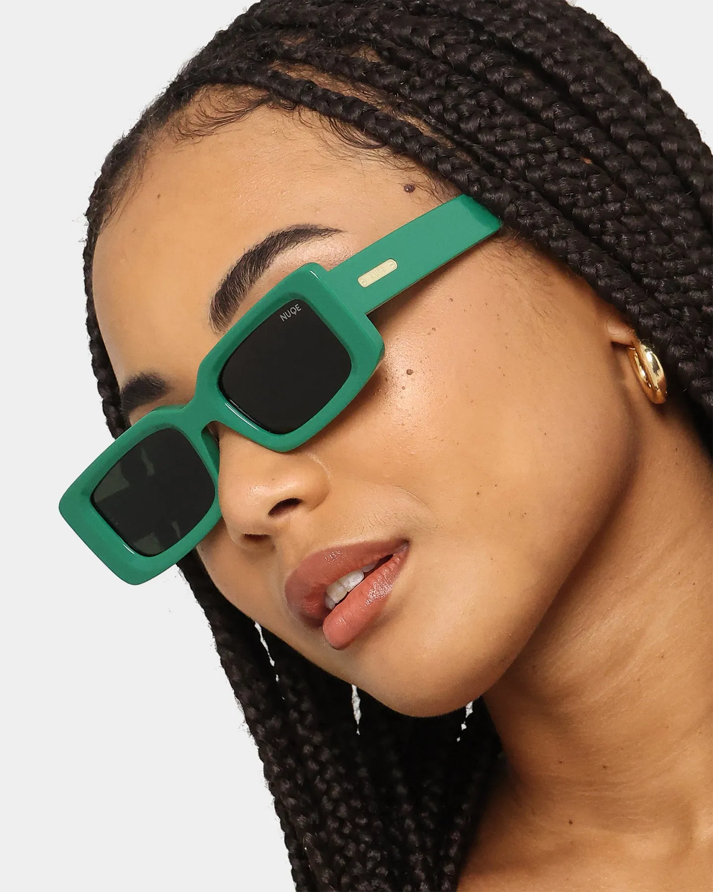 NUQE Fragment Sunglasses Green