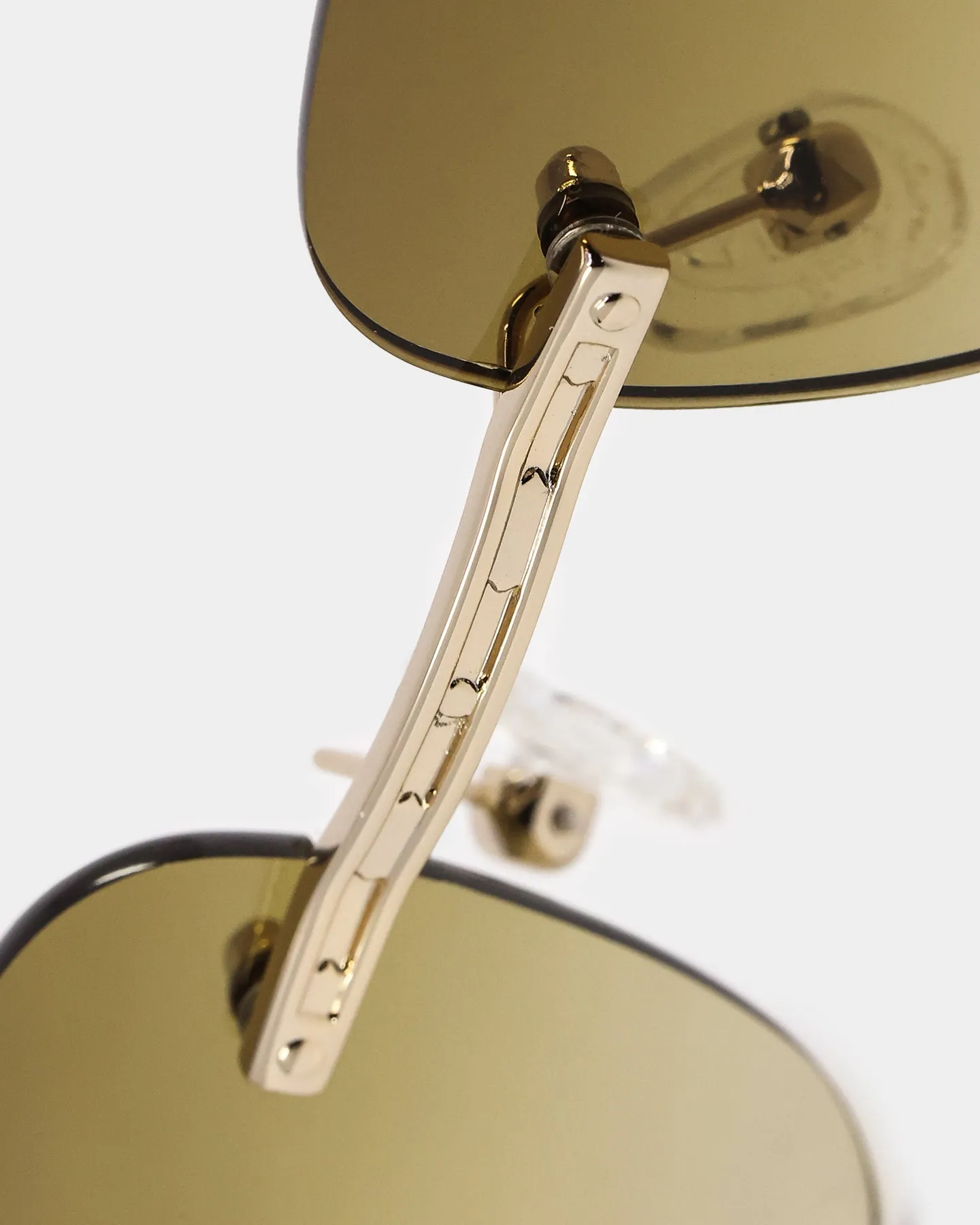 NUQE Uncut Sunglasses Gold/Brown
