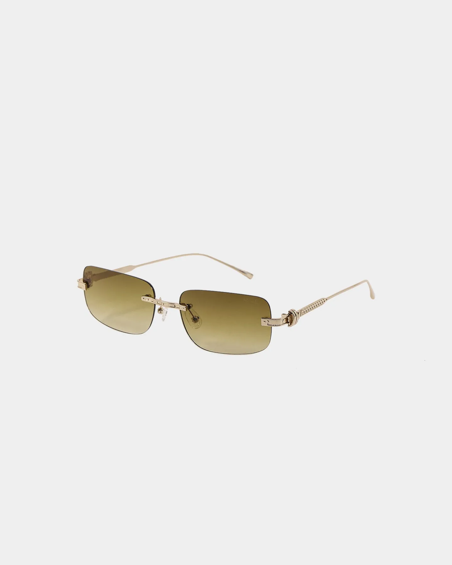 NUQE Uncut Sunglasses Gold/Brown