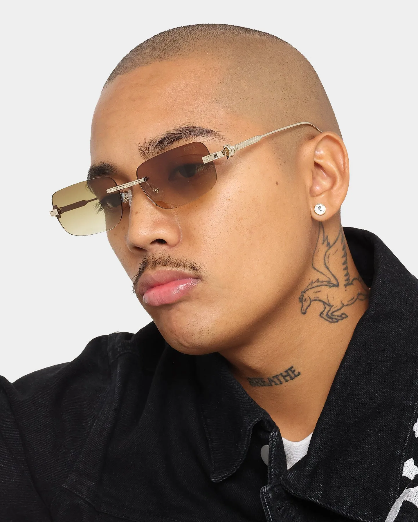 NUQE Uncut Sunglasses Gold/Brown