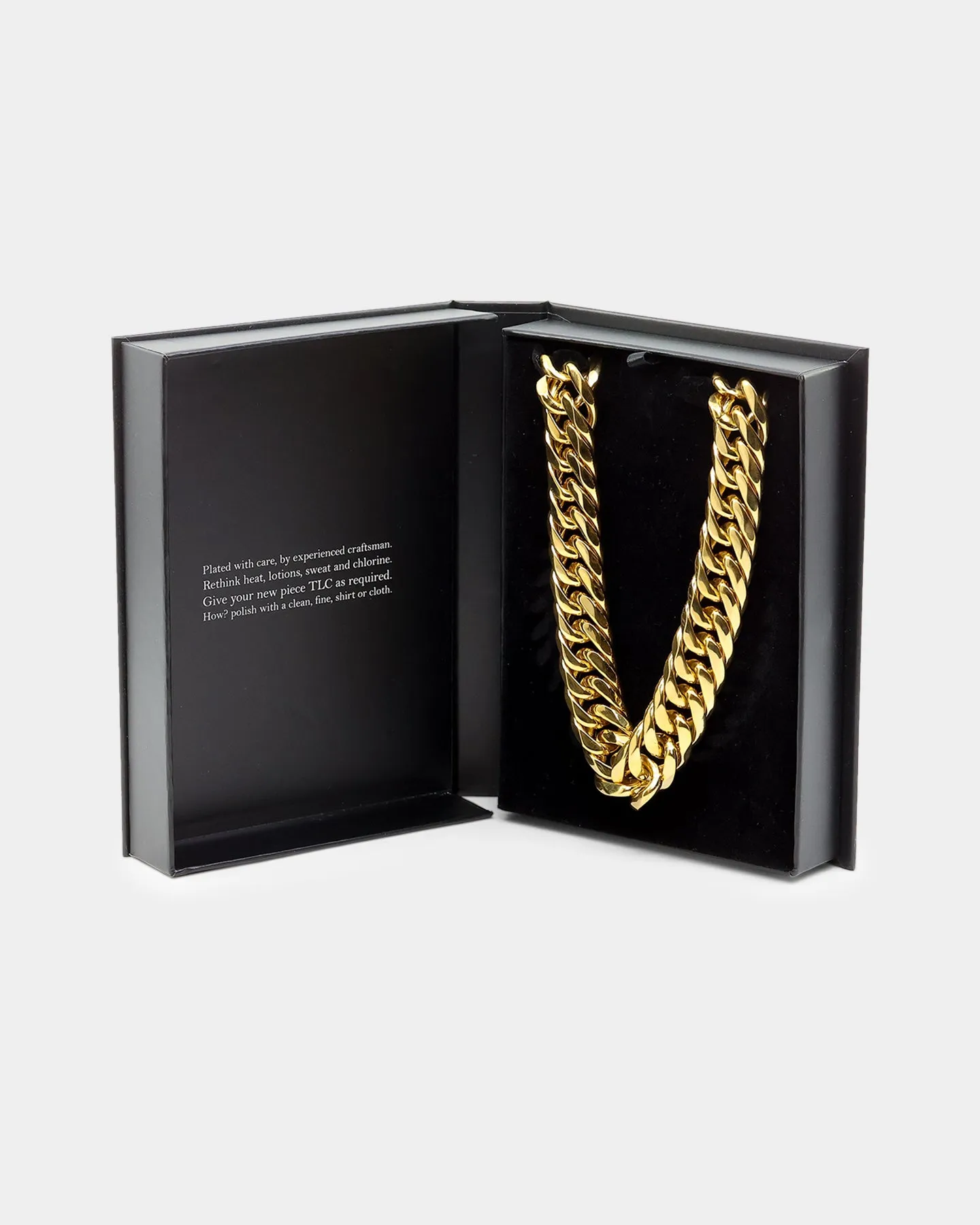 NXS 24" Cuban Link Chain Gold