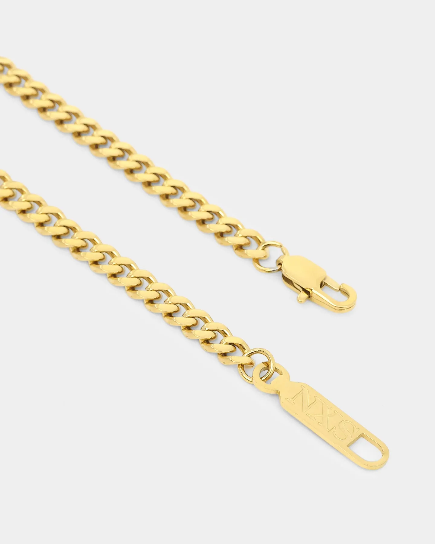 NXS 5mm Cuban Link Chain Gold