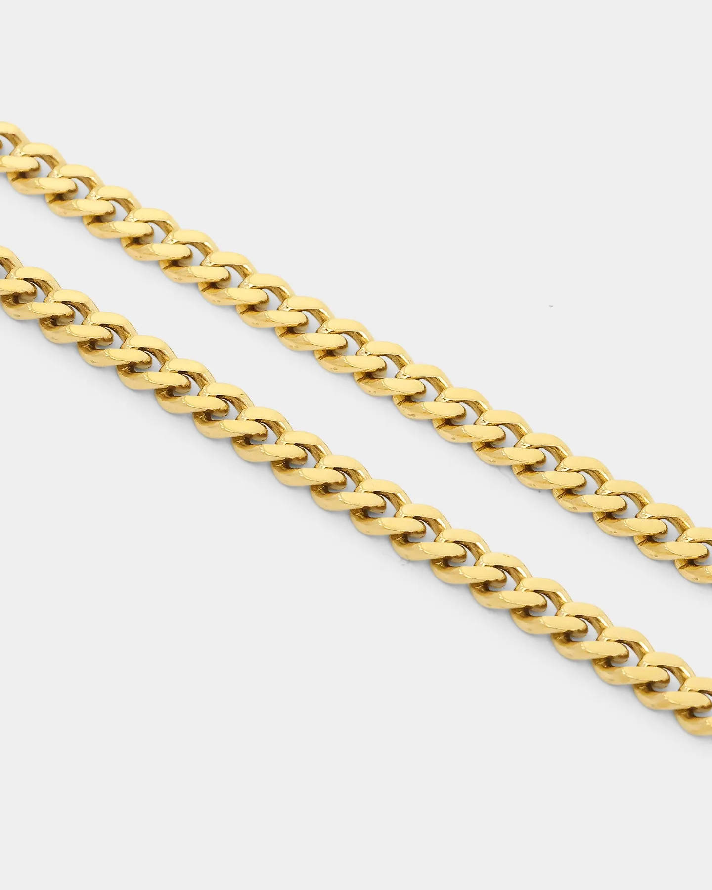NXS 5mm Cuban Link Chain Gold