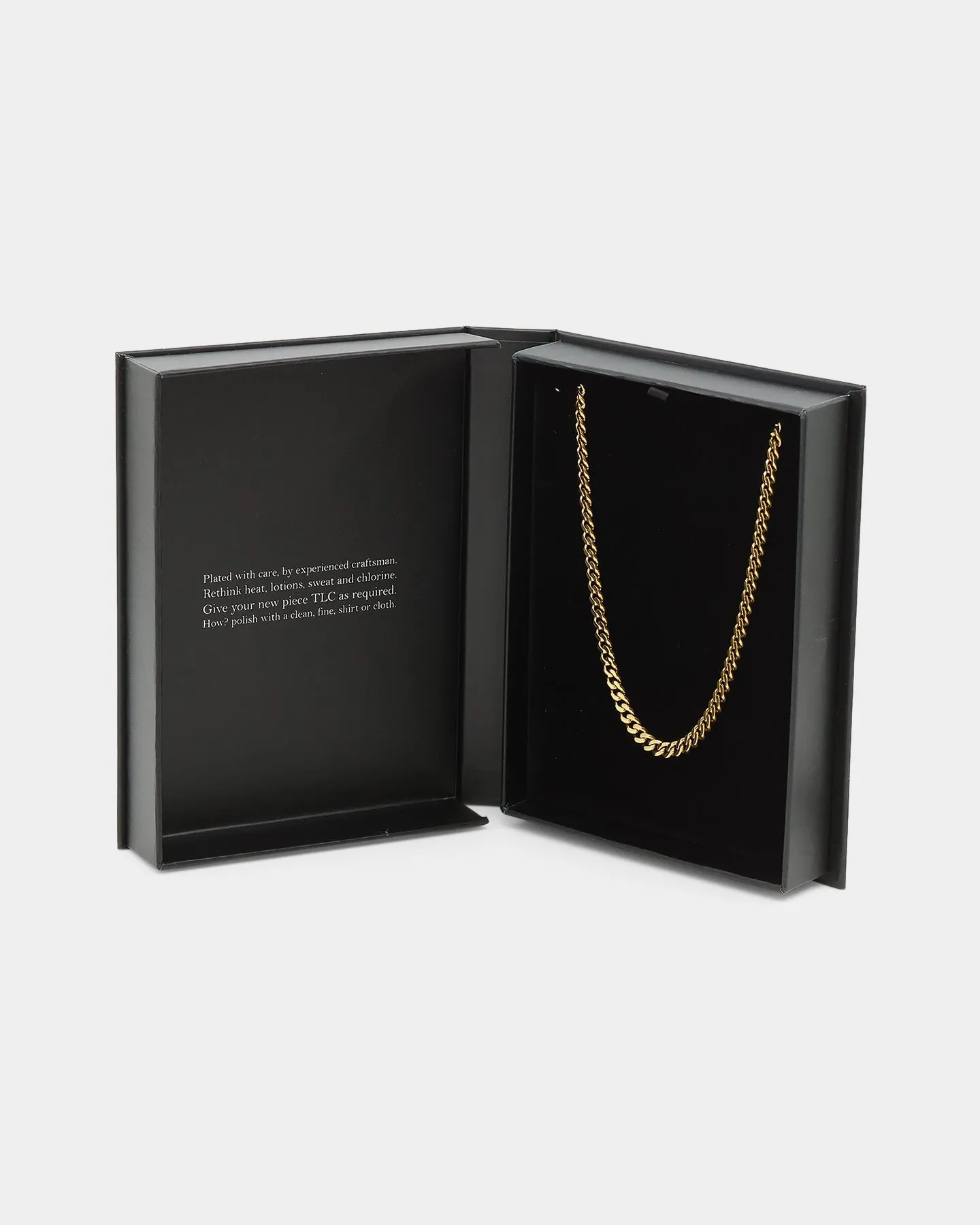 NXS 5mm Cuban Link Chain Gold