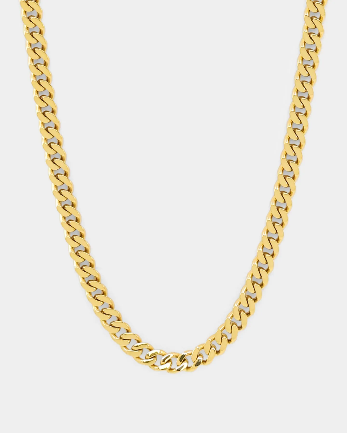 NXS 5mm Cuban Link Chain Gold