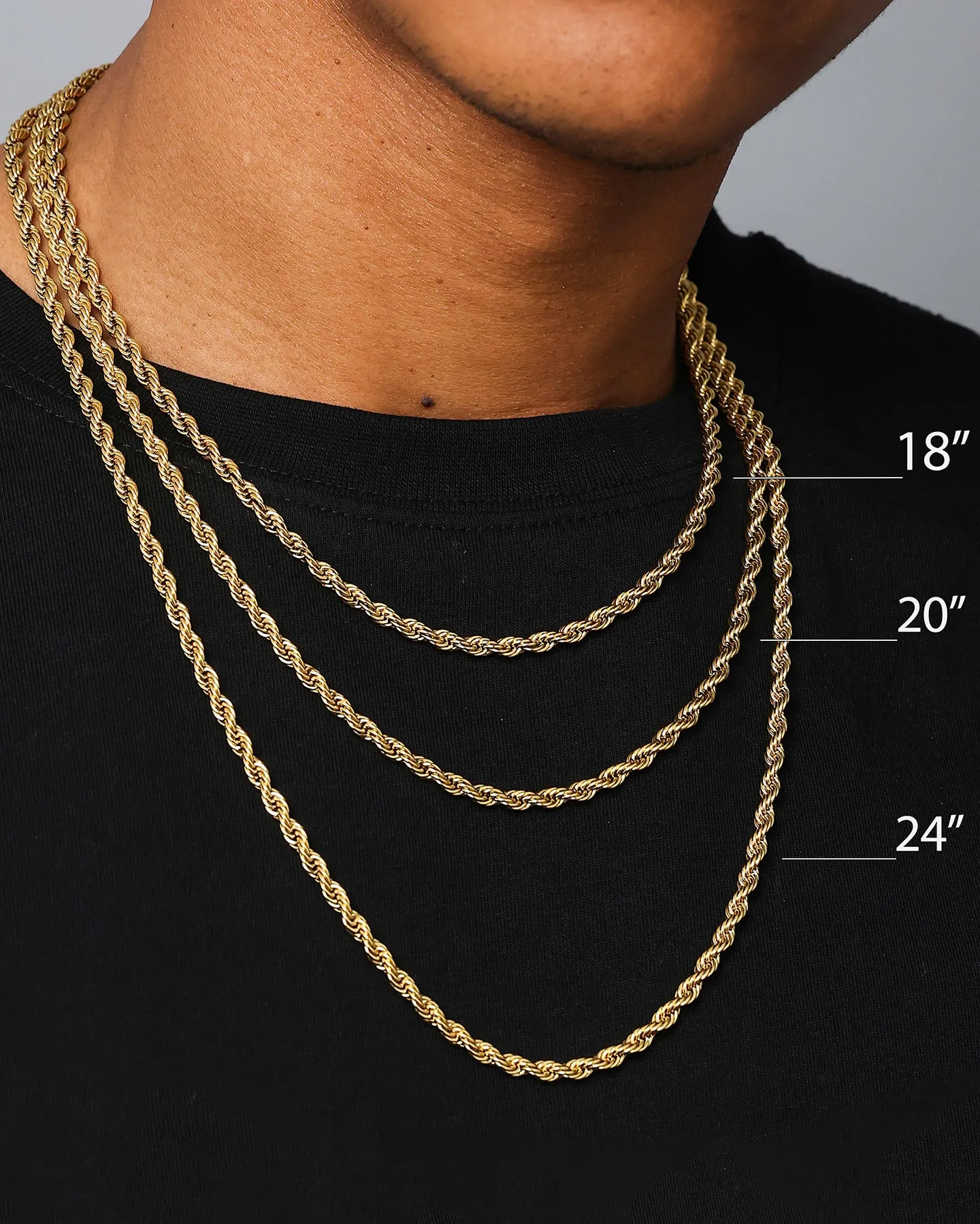 NXS 5mm Cuban Link Chain Gold