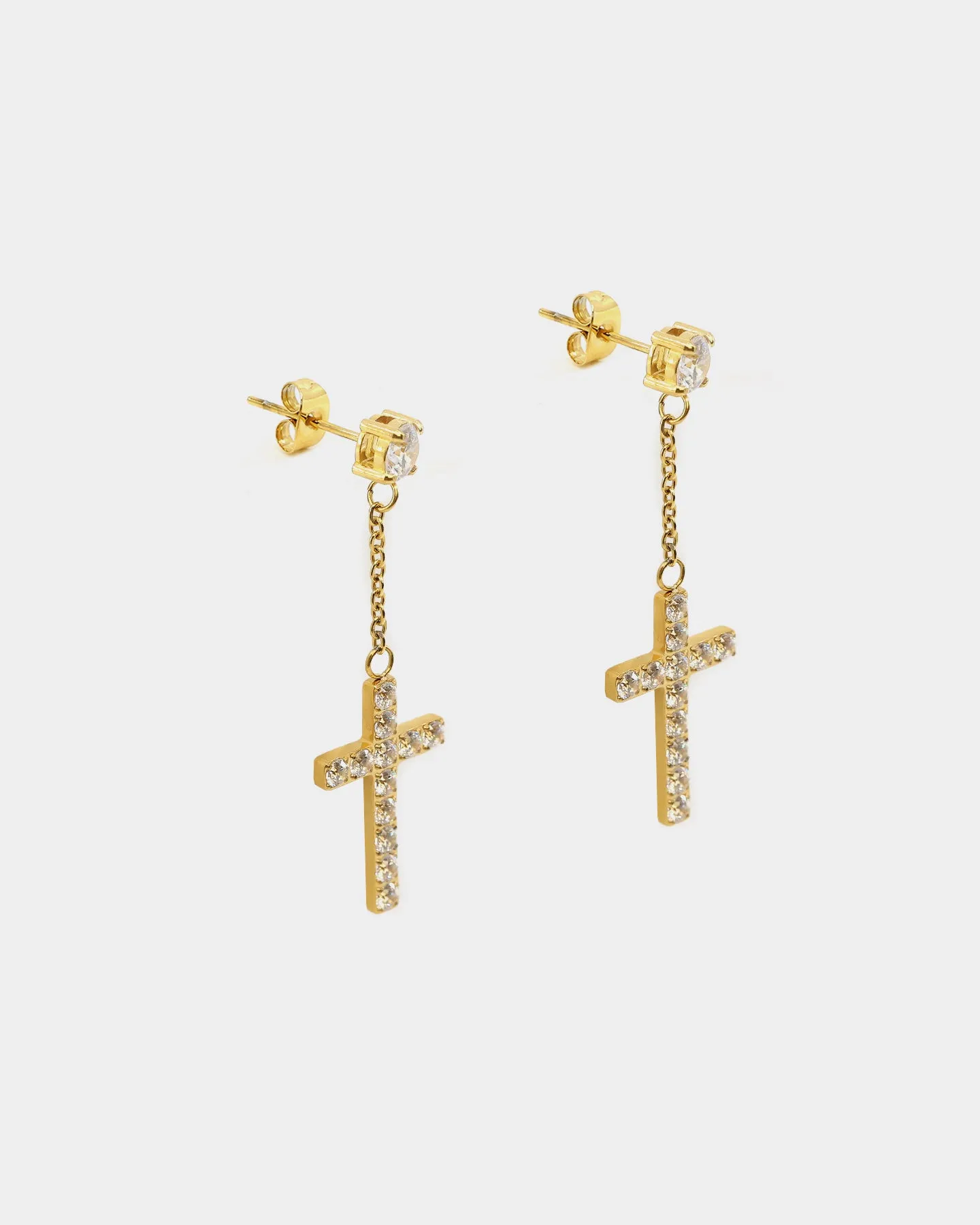 NXS Ascend Earrings Iced Gold