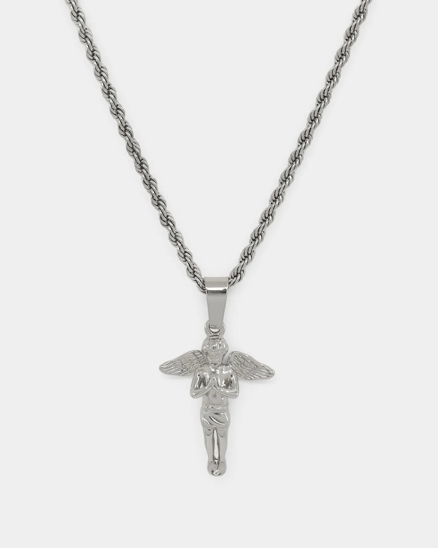 NXS Cupids Rope Necklace White Gold