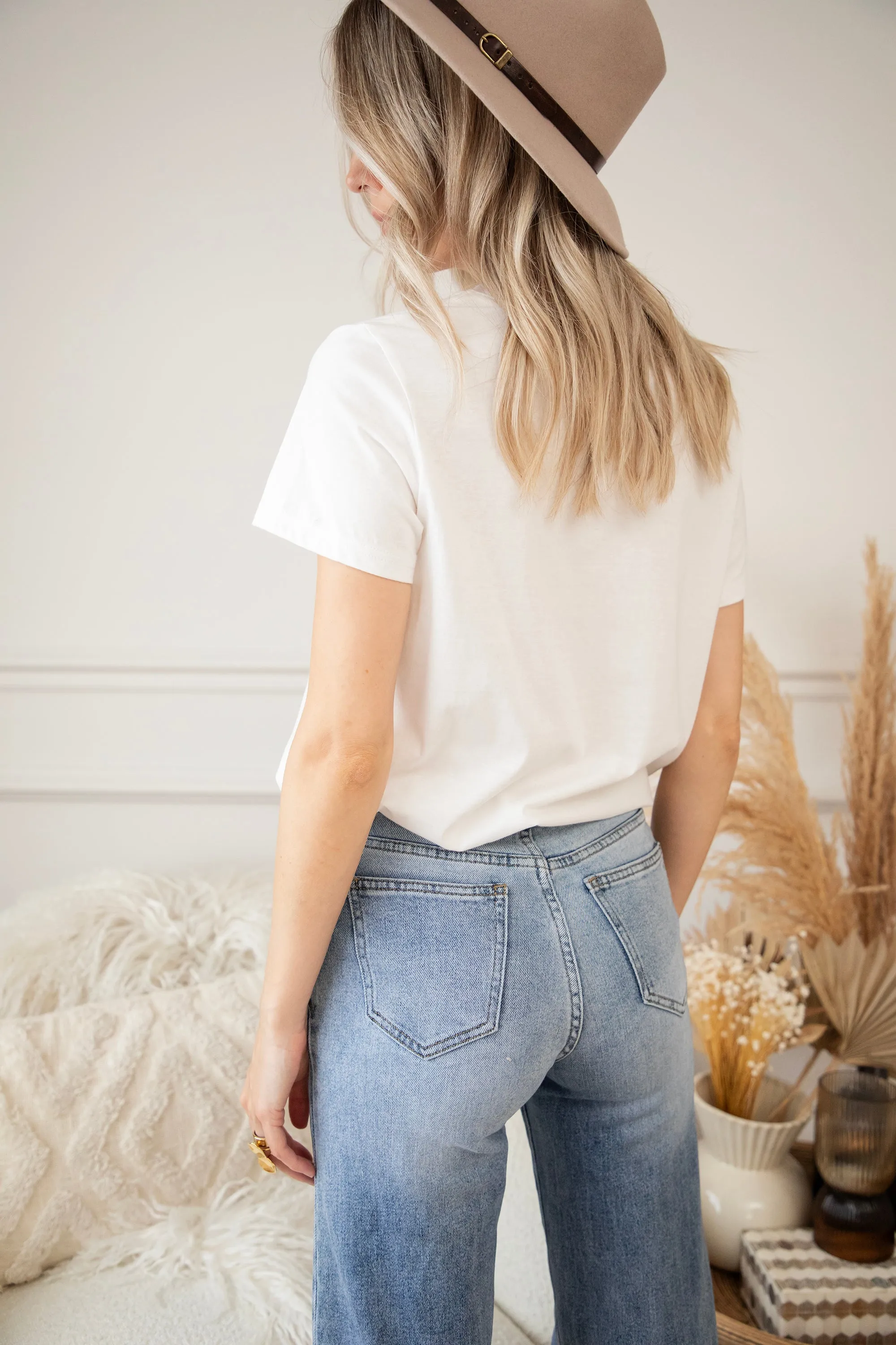 Oohlala White/Blue - T-Shirt