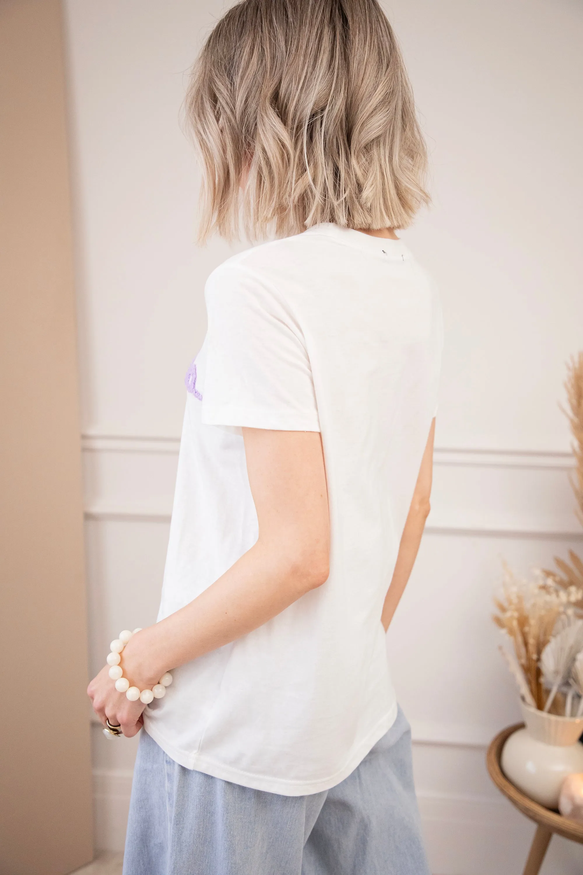 Oohlala White/Lila - T-Shirt