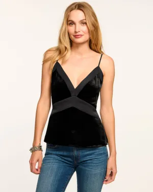Otis Velvet V-Neck Cami Tank Top