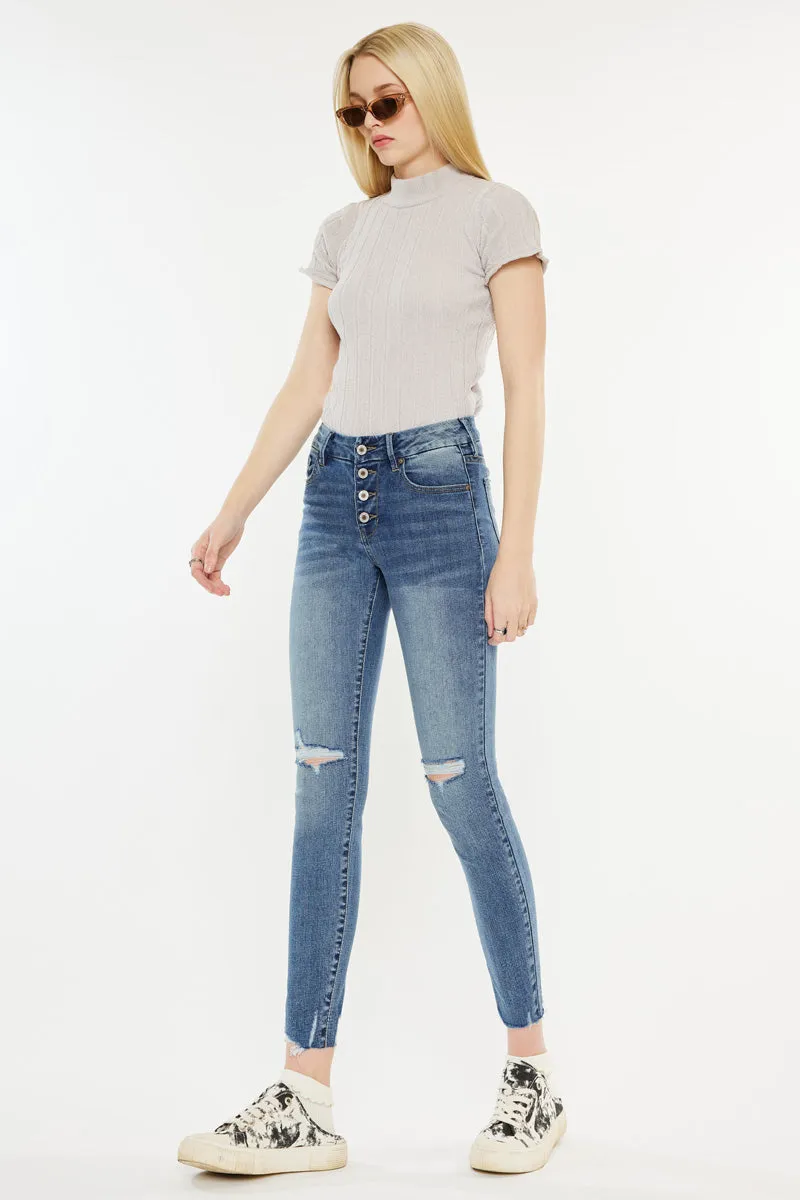 Penelope High Rise Ankle Skinny Jeans