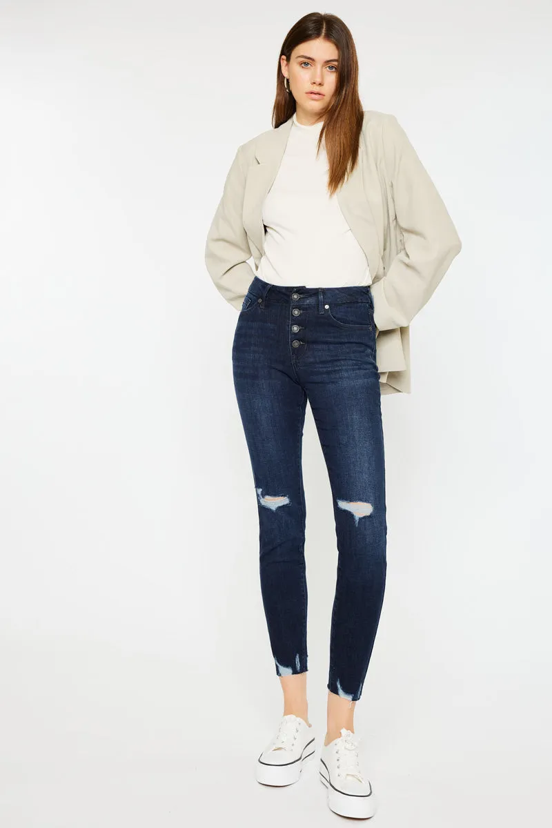 Penelope High Rise Ankle Skinny Jeans