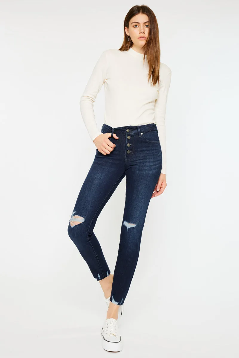 Penelope High Rise Ankle Skinny Jeans